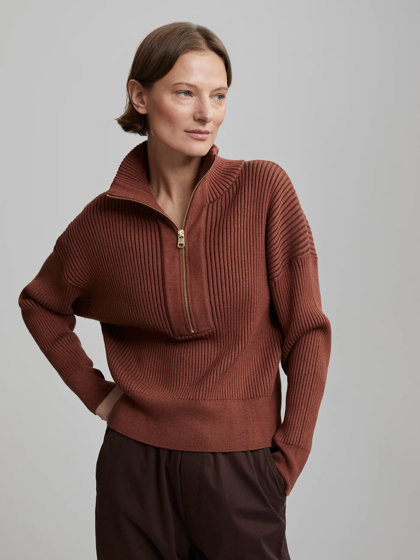 Janie Half Zip Knit 16 Janie Half Zip Knit