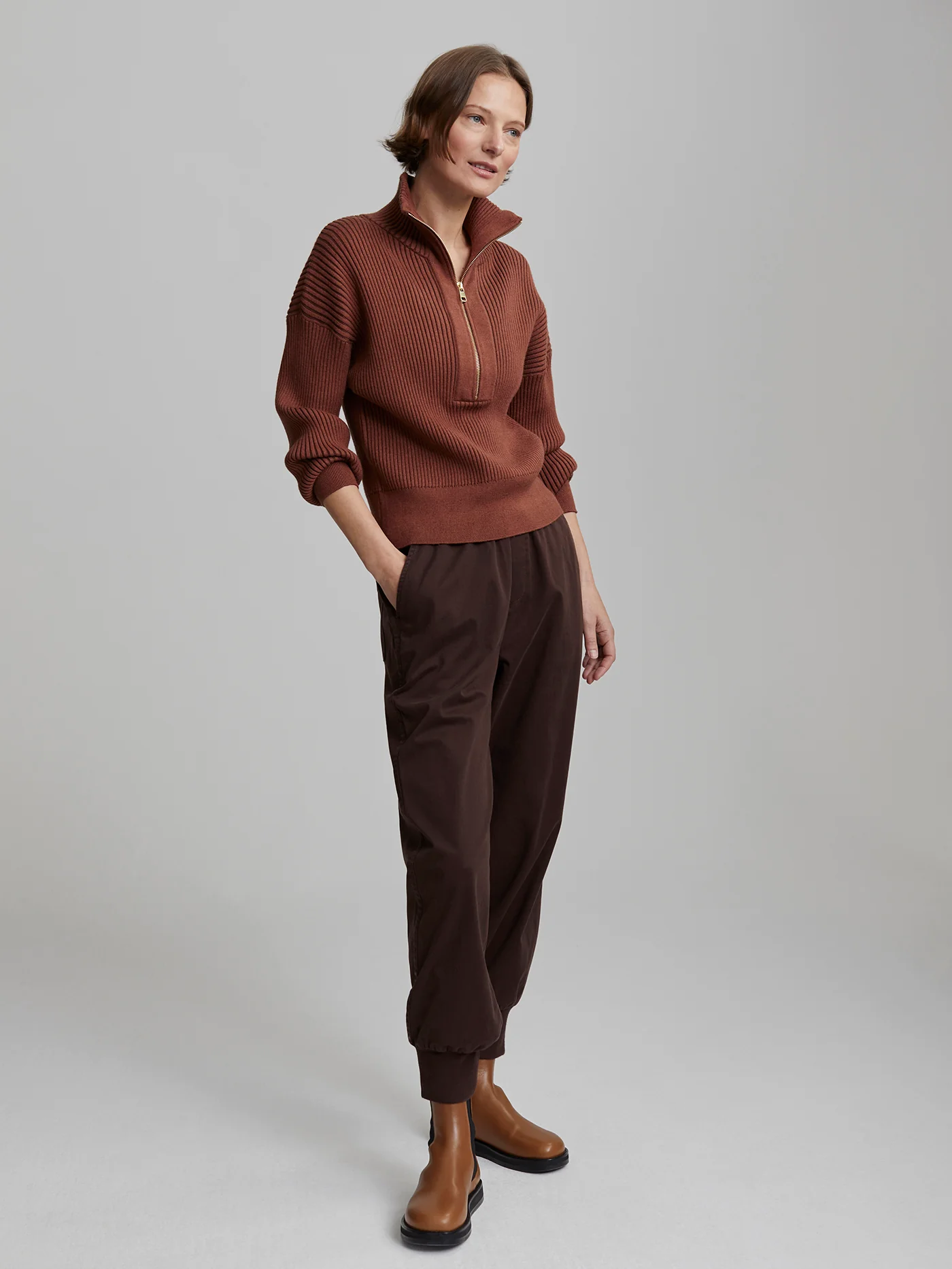 Janie Half Zip Knit 17 Janie Half Zip Knit