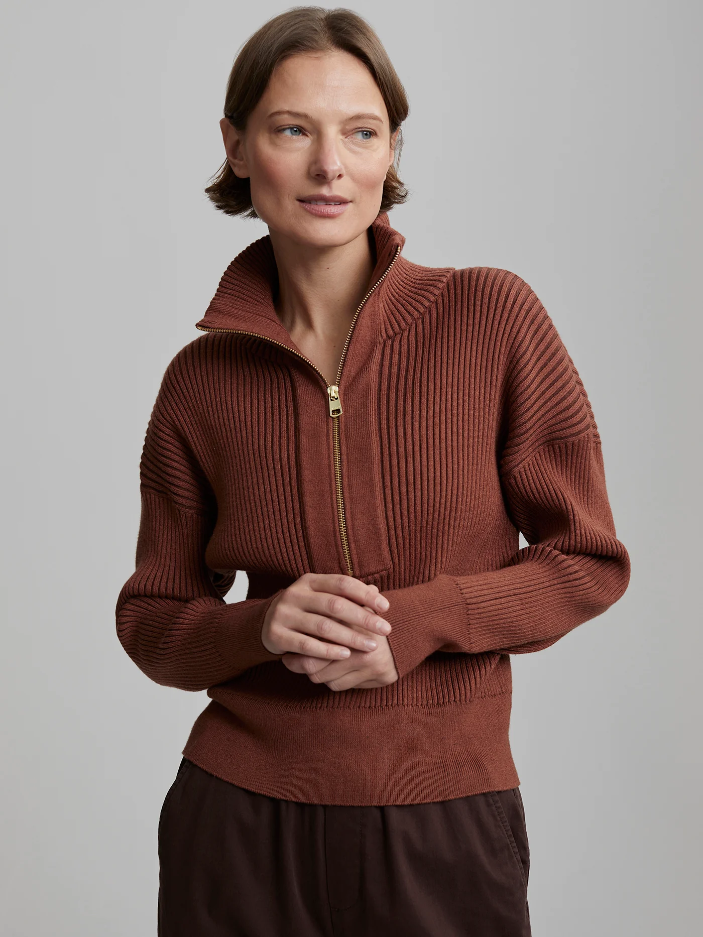 Janie Half Zip Knit 18 Janie Half Zip Knit