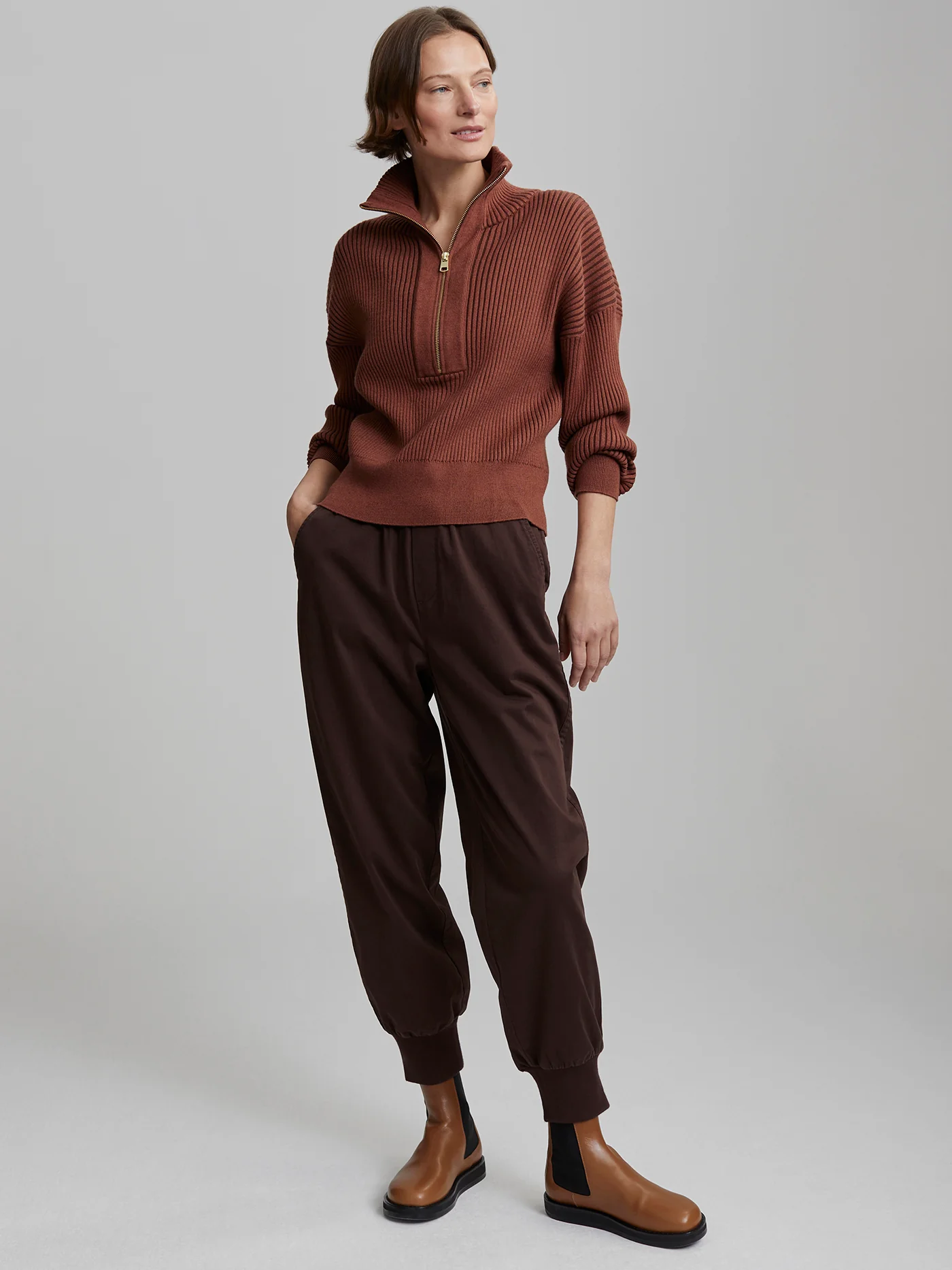Janie Half Zip Knit 19 Janie Half Zip Knit