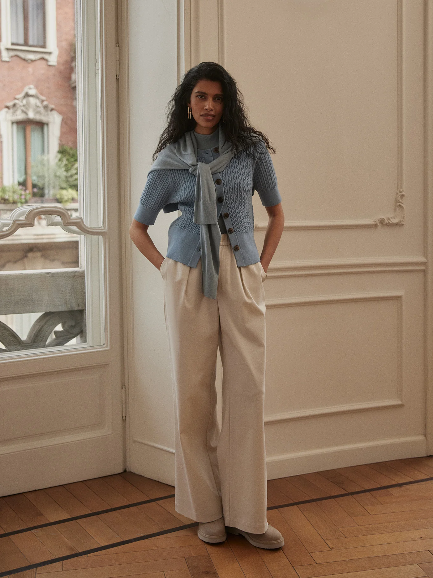 Rhys Short-Sleeve Cardigan 2 Rhys Short-Sleeve Cardigan