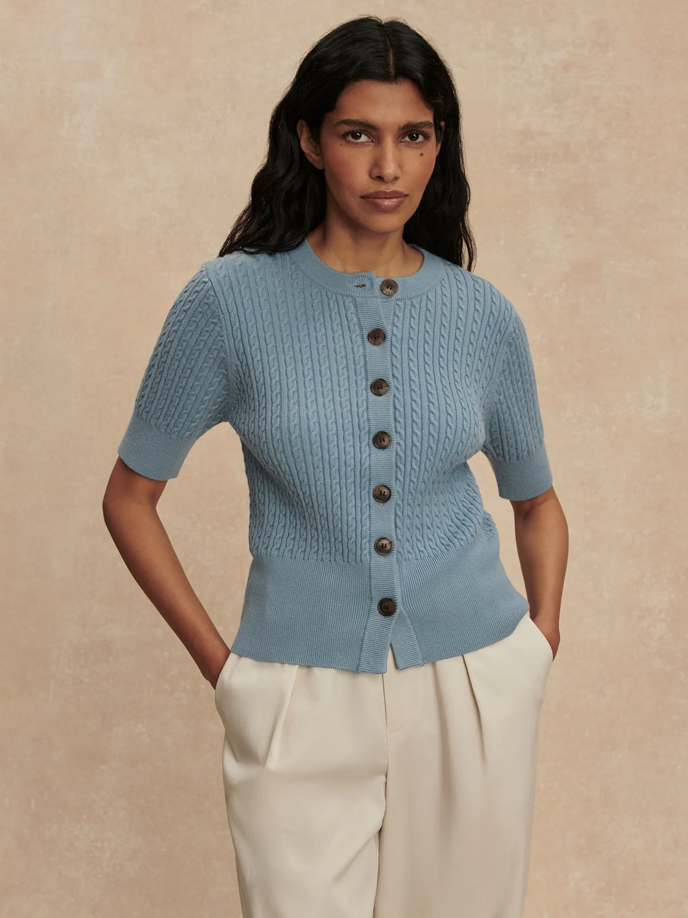 Rhys Short-Sleeve Cardigan 5 Rhys Short-Sleeve Cardigan