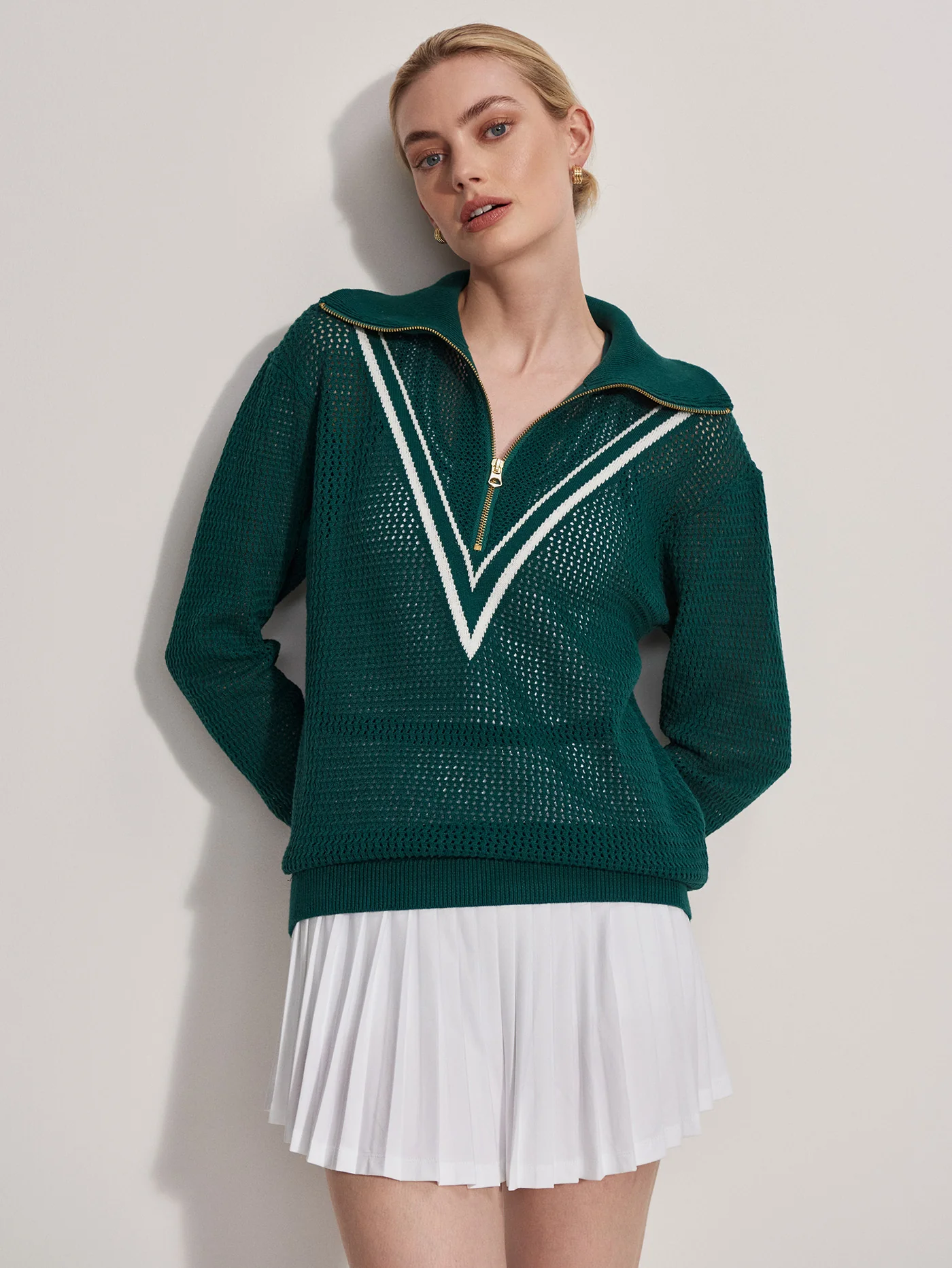 Savannah Half-Zip Knit