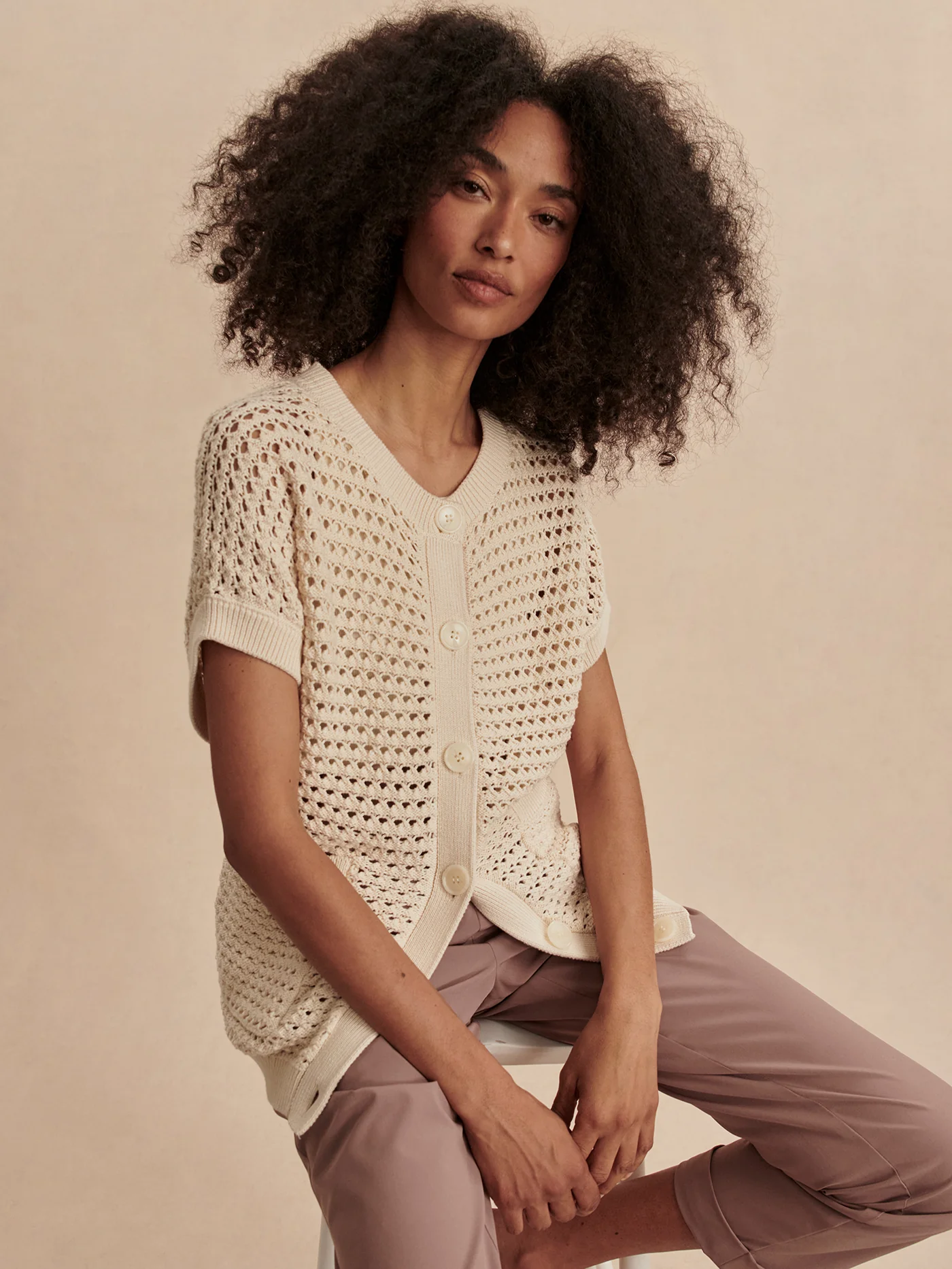 Sidra Dropped Sleeve Cardigan