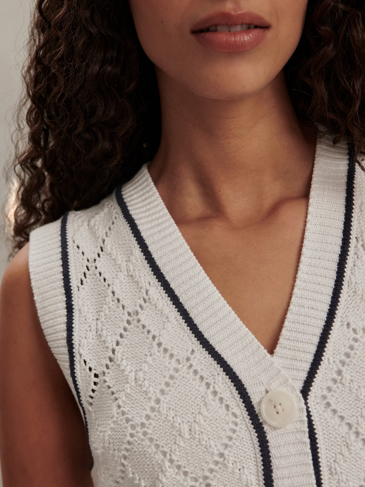 Tyla Button Through Vest 2 Tyla Button Through Vest