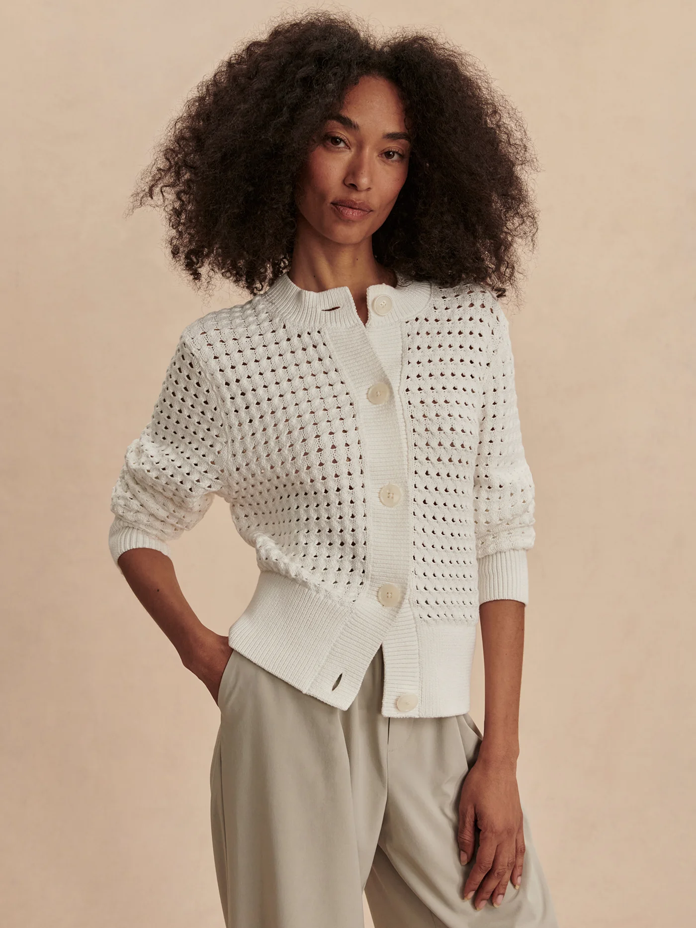 Bettina Textured Cardigan