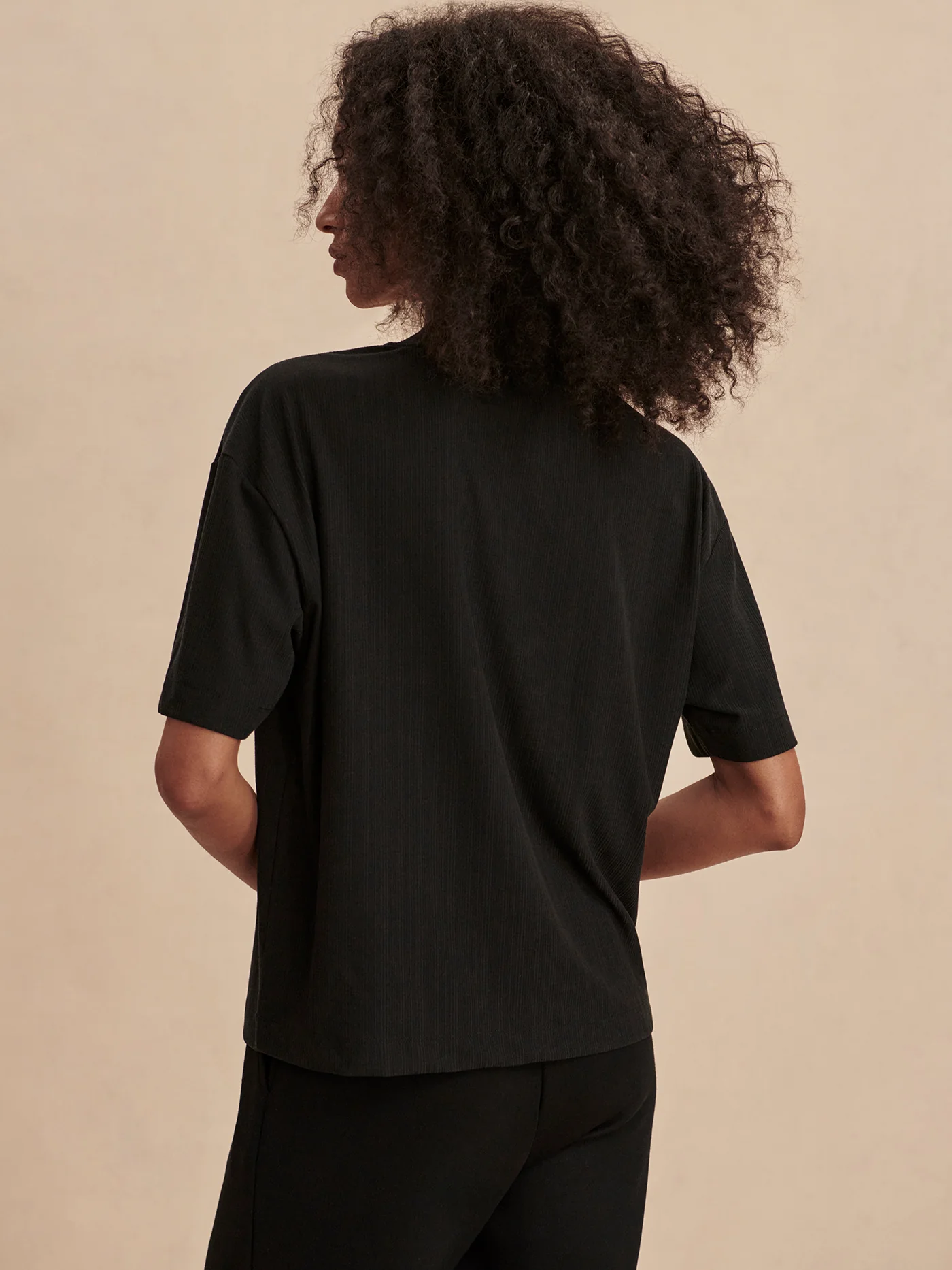 Kasey Mock Placket Rib Tee 13 Kasey Mock Placket Rib Tee