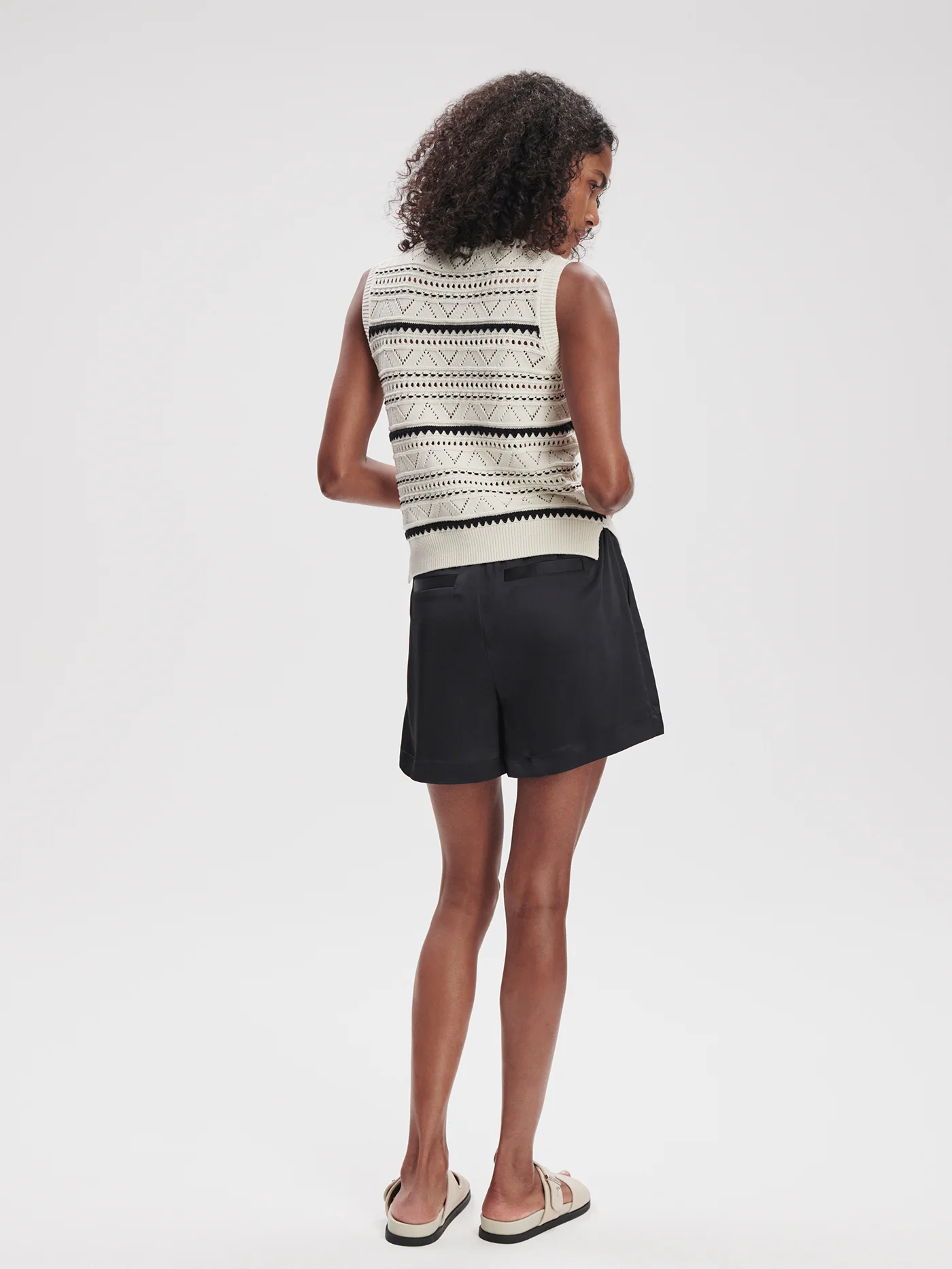 Athena Pointelle Knit Vest 5 Athena Pointelle Knit Vest