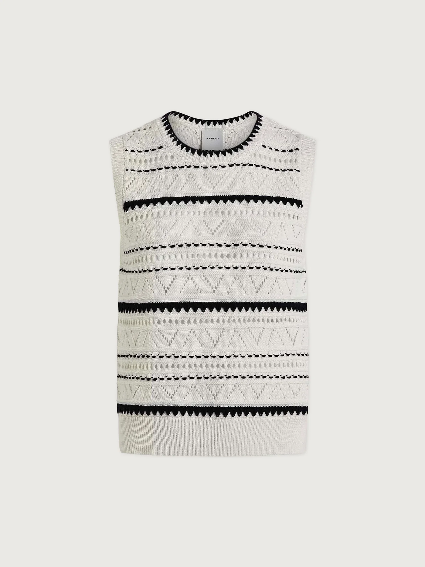 Athena Pointelle Knit Vest 6 Athena Pointelle Knit Vest