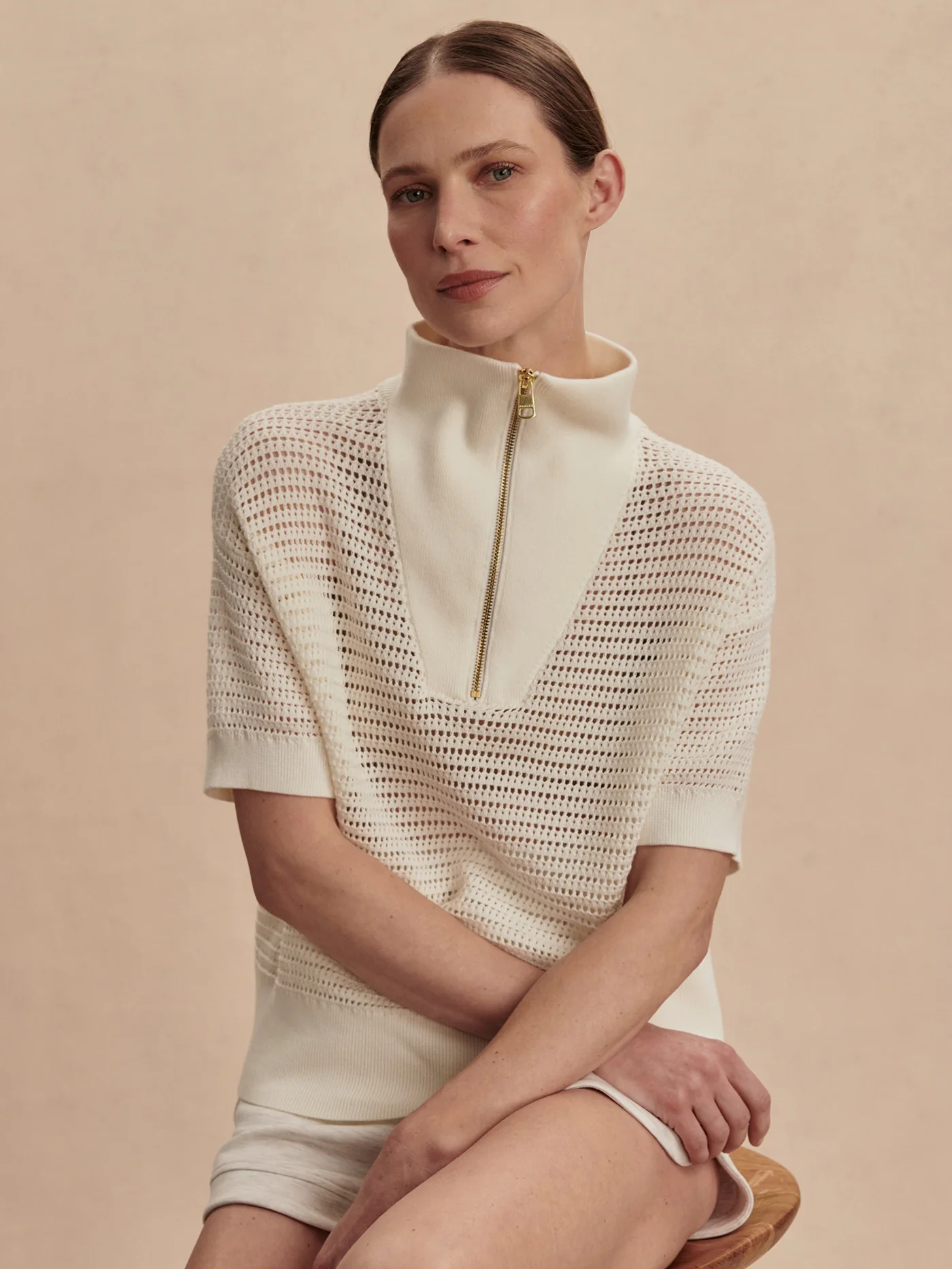 Nali Half Zip Knit Top 3 Nali Half Zip Knit Top