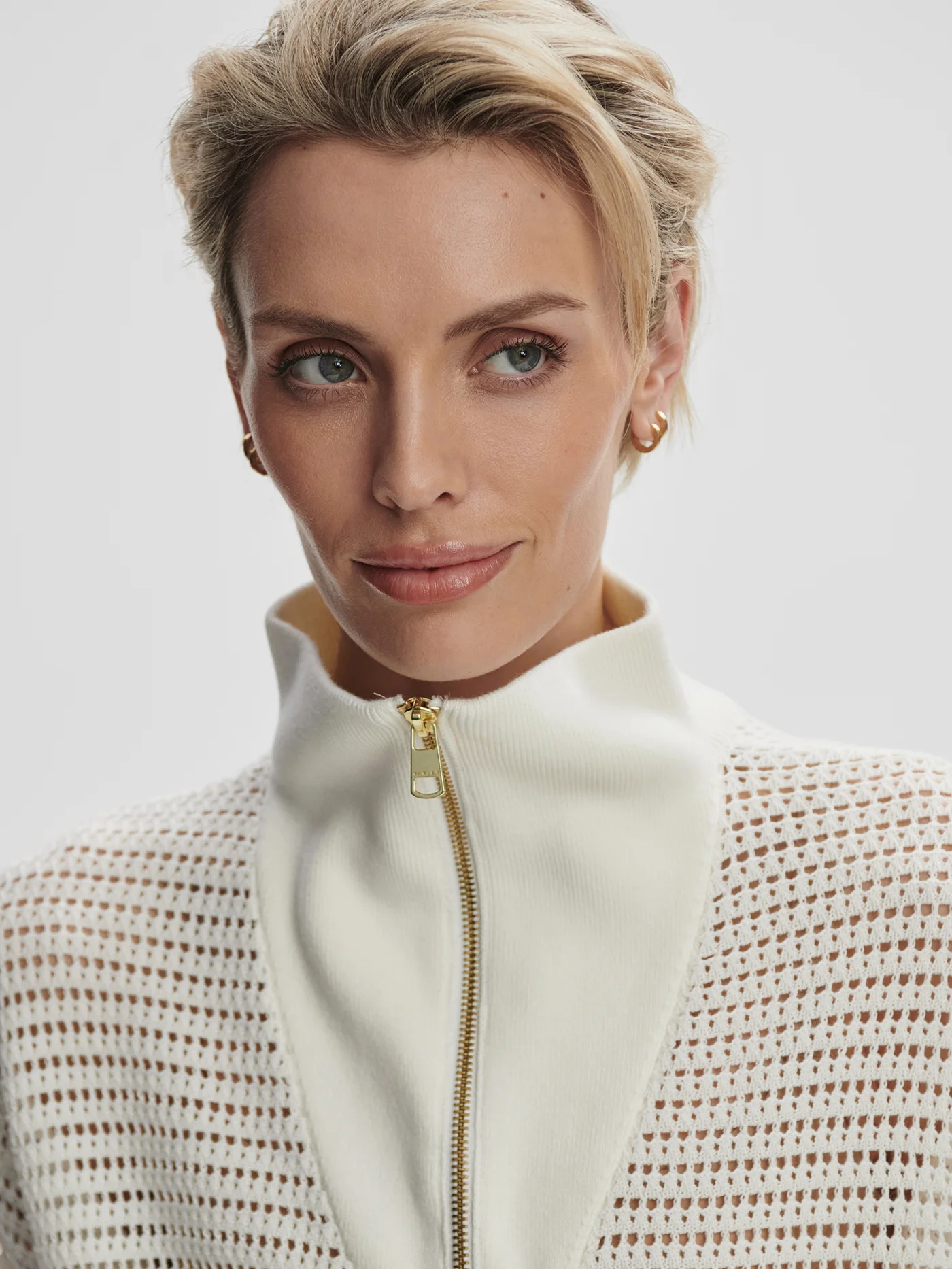 Nali Half Zip Knit Top 4 Nali Half Zip Knit Top