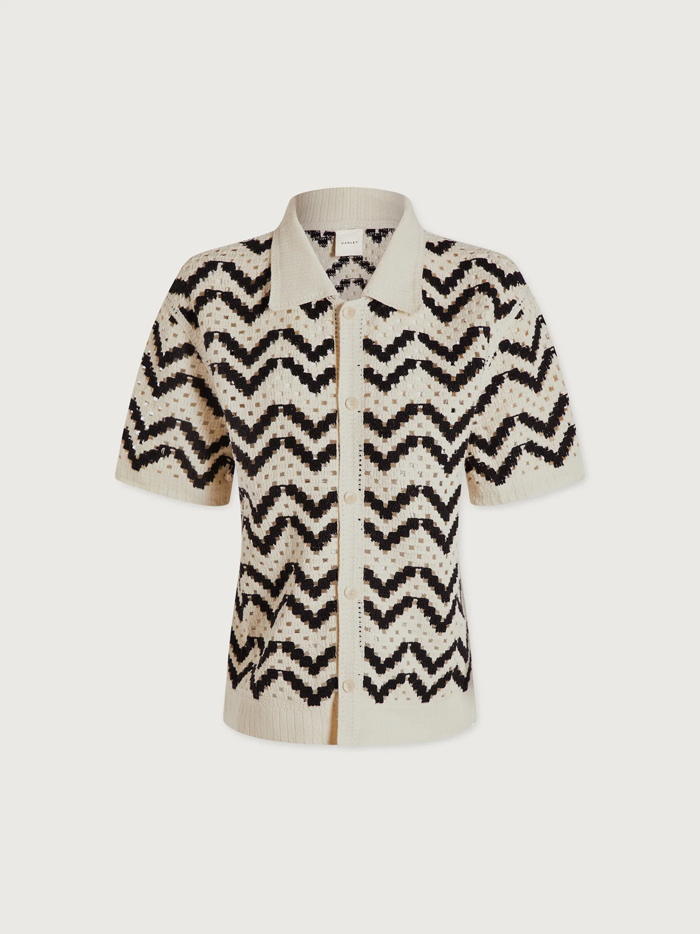 Anais Crochet Polo Shirt 7 Anais Crochet Polo Shirt
