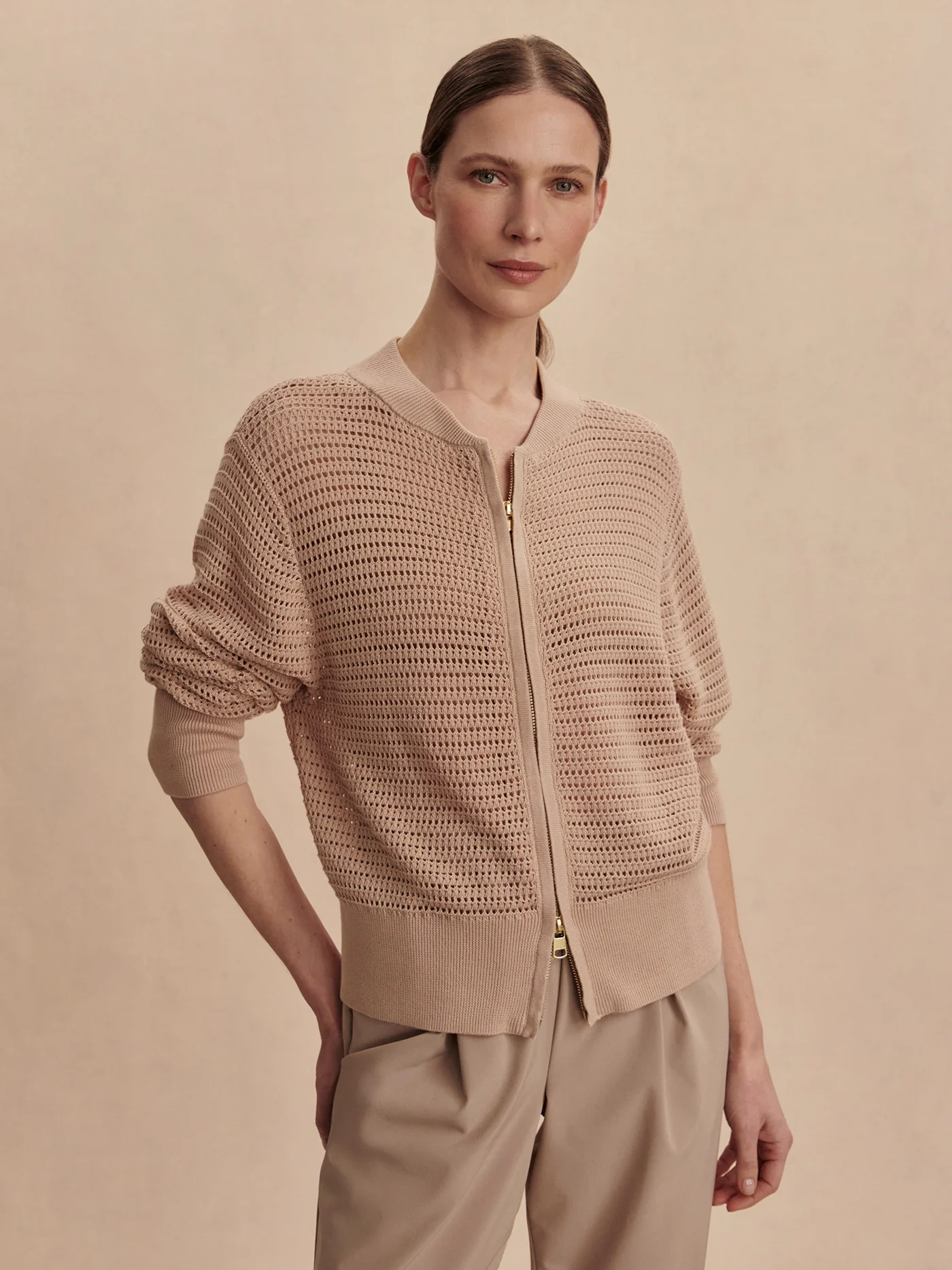 Lai Zip-Through Knit