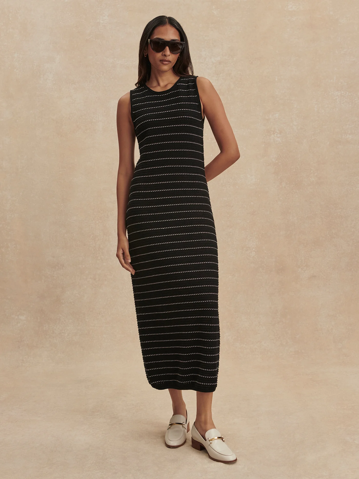 Beesley Stitch Knit Midi Dress 2 Beesley Stitch Knit Midi Dress