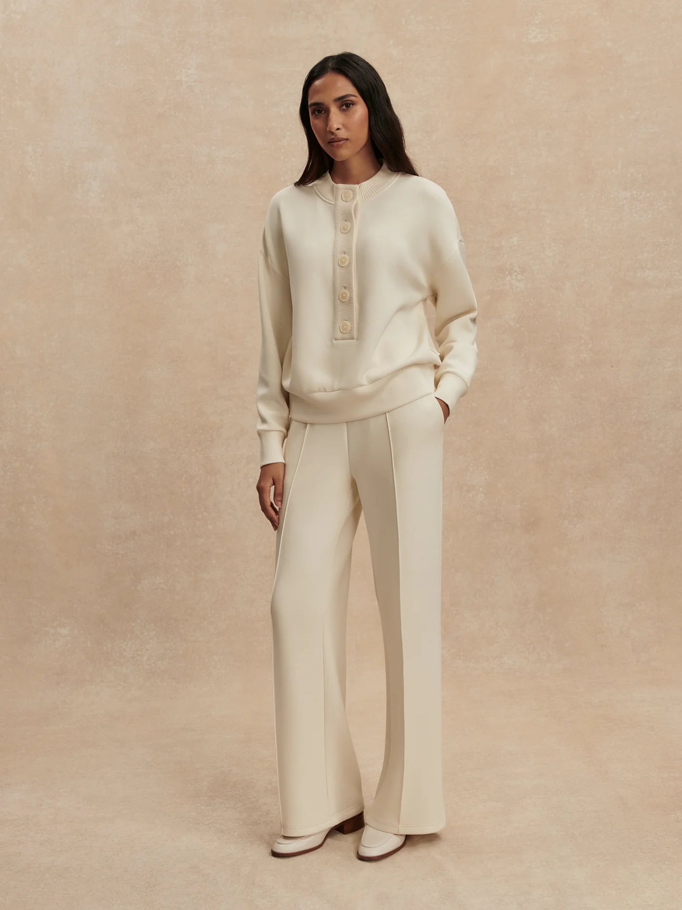 Reena Button Front Sweat 2 Reena Button Front Sweat