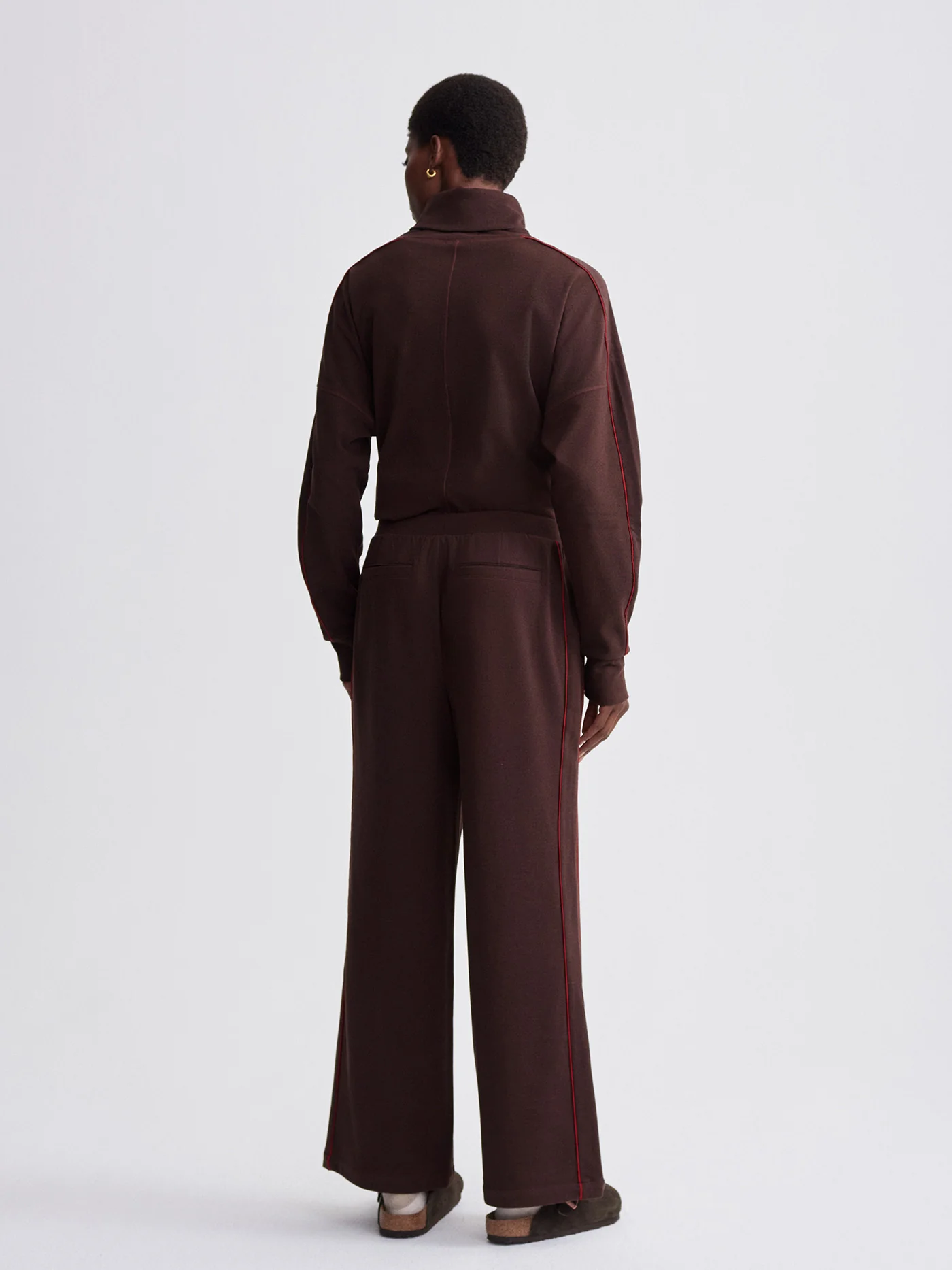 Brushed Rib Wide Leg Pant 30 2 Brushed Rib Wide Leg Pant 30
