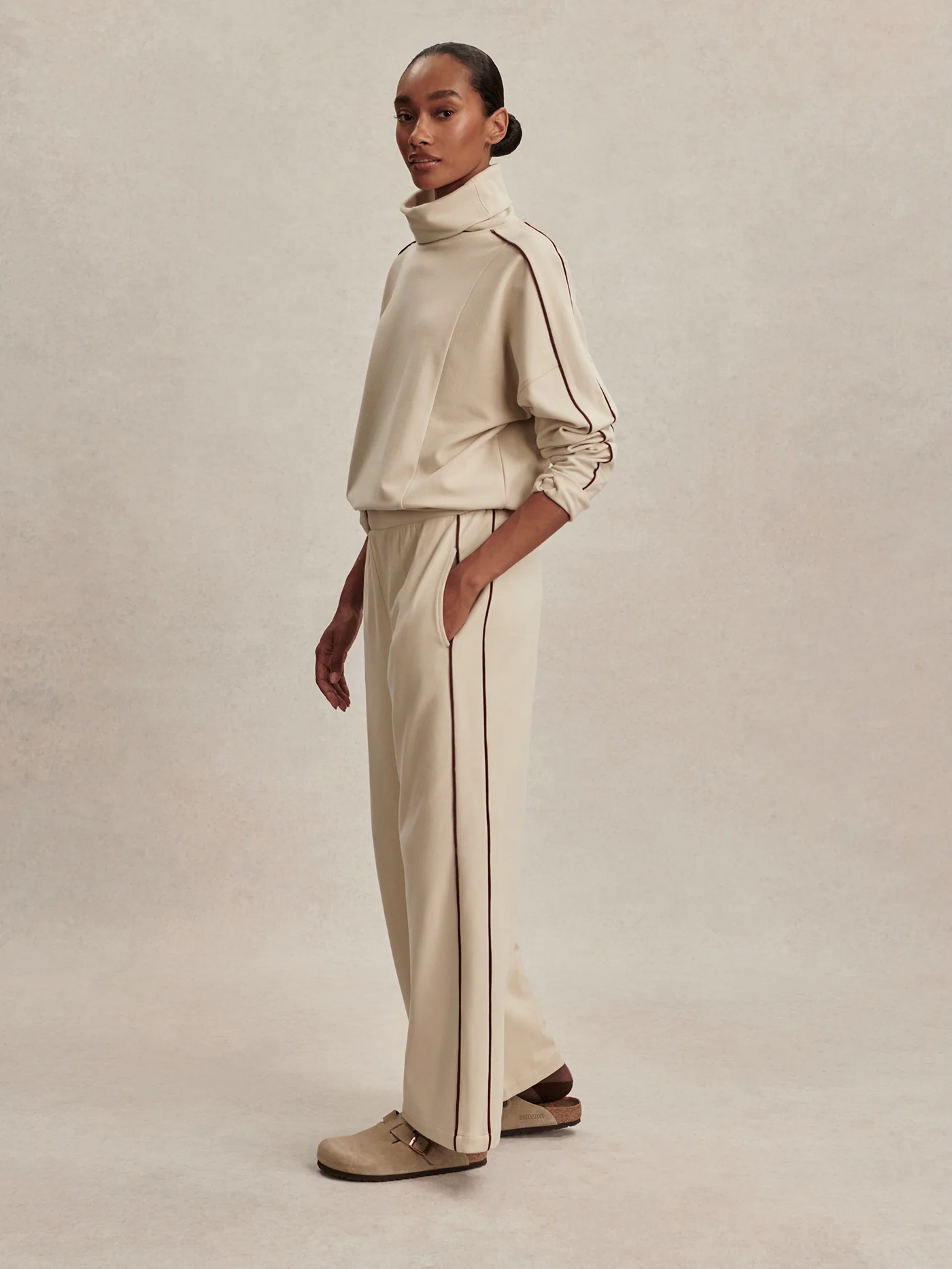 Brushed Rib Wide Leg Pant 30 7 Brushed Rib Wide Leg Pant 30