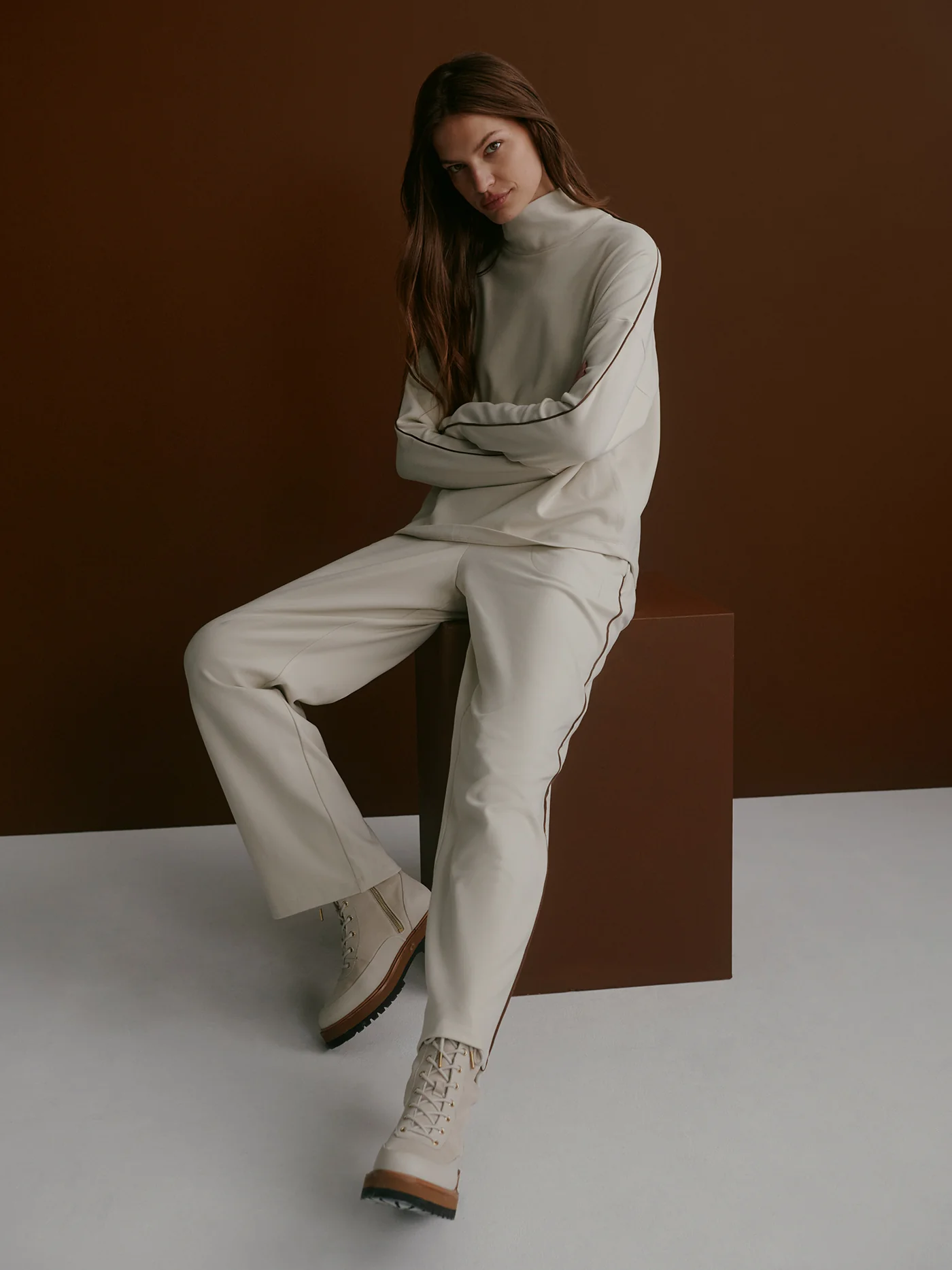 Brushed Rib Straight-Leg Pant 28 10 Brushed Rib Straight-Leg Pant 28