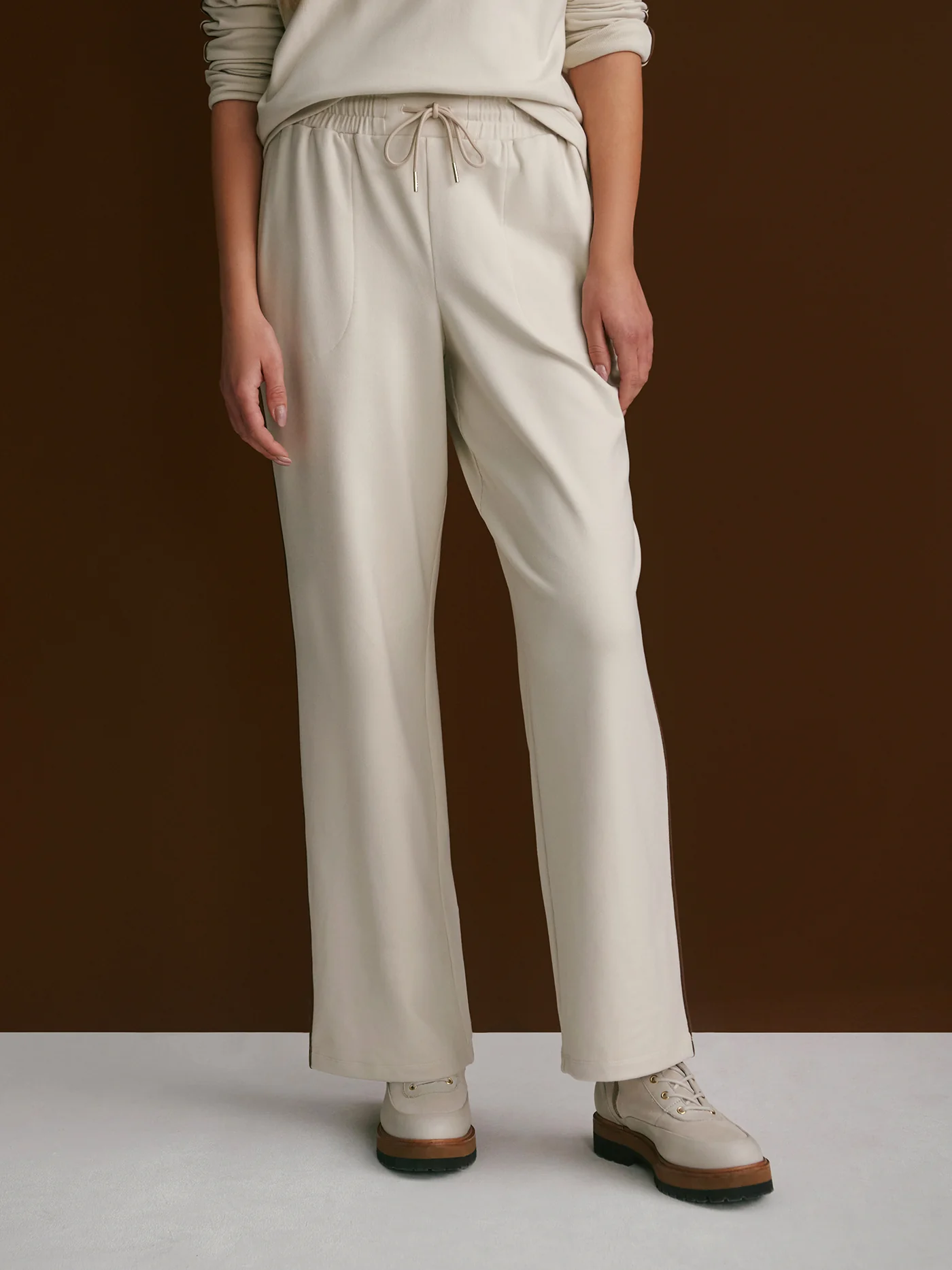 Brushed Rib Straight-Leg Pant 28 9 Brushed Rib Straight-Leg Pant 28