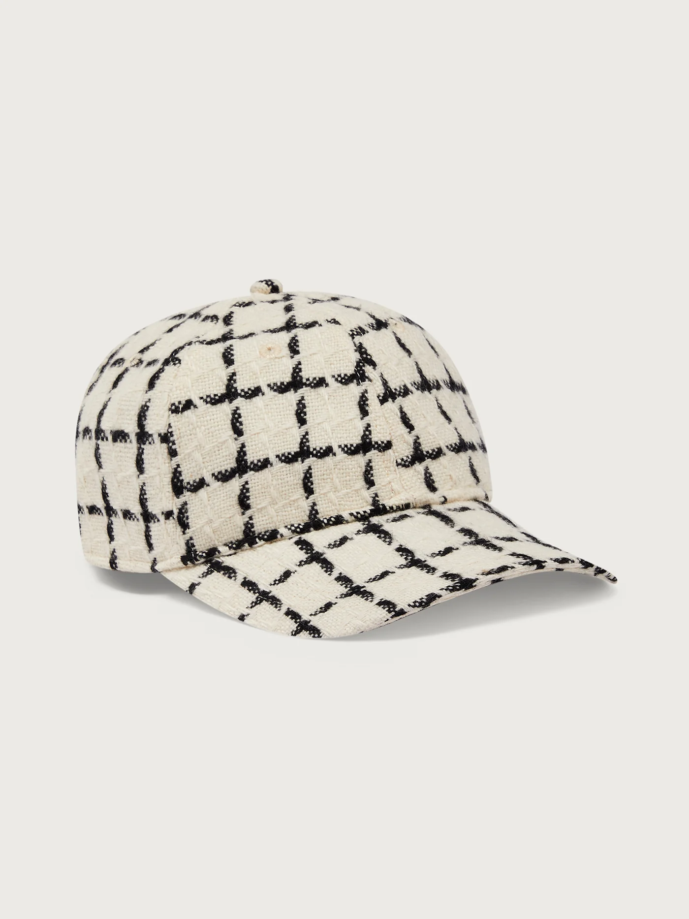 Elvin Mono Check Cap