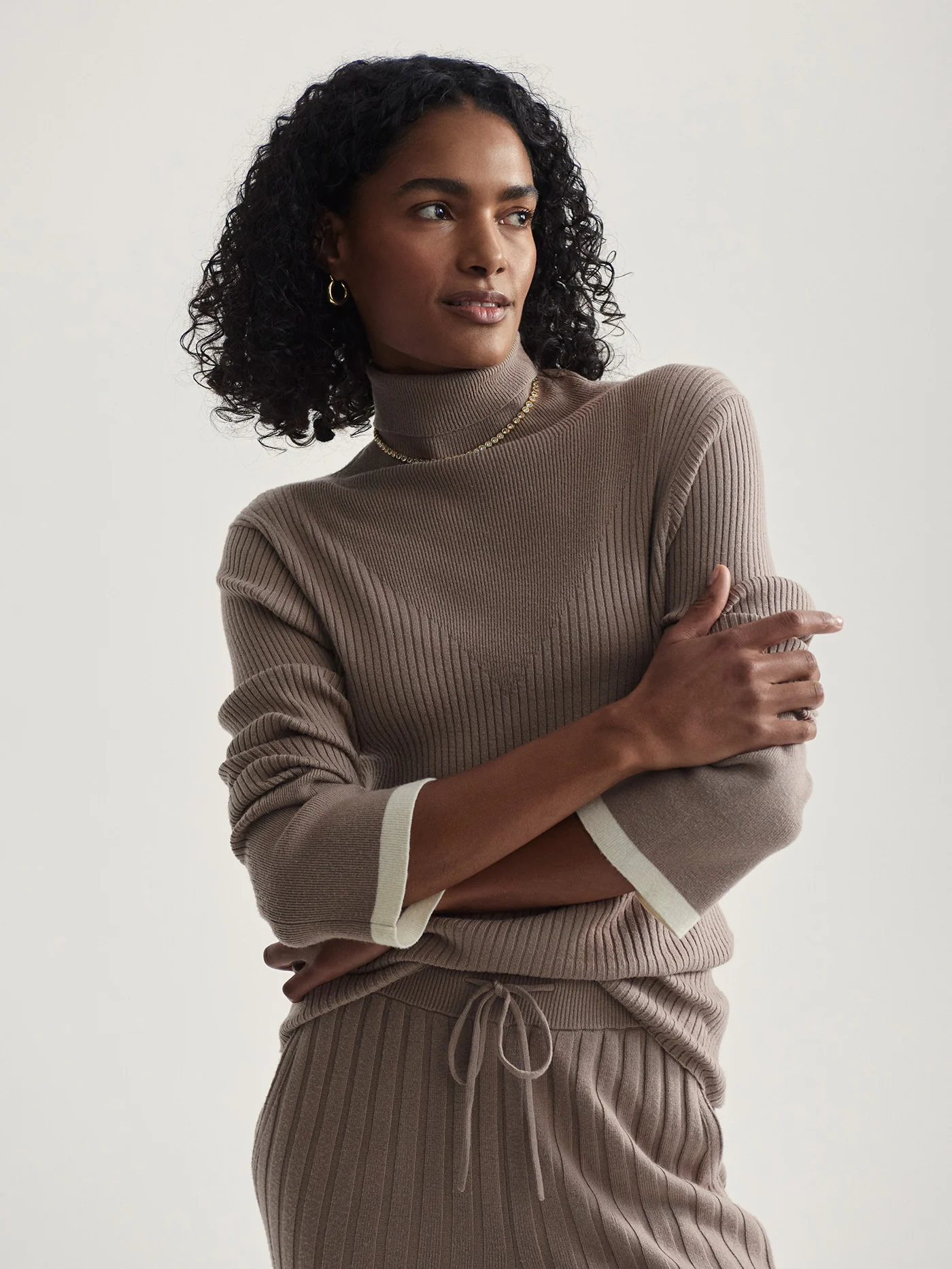Ravena Rib Knit High Neck Top 3 Ravena Rib Knit High Neck Top