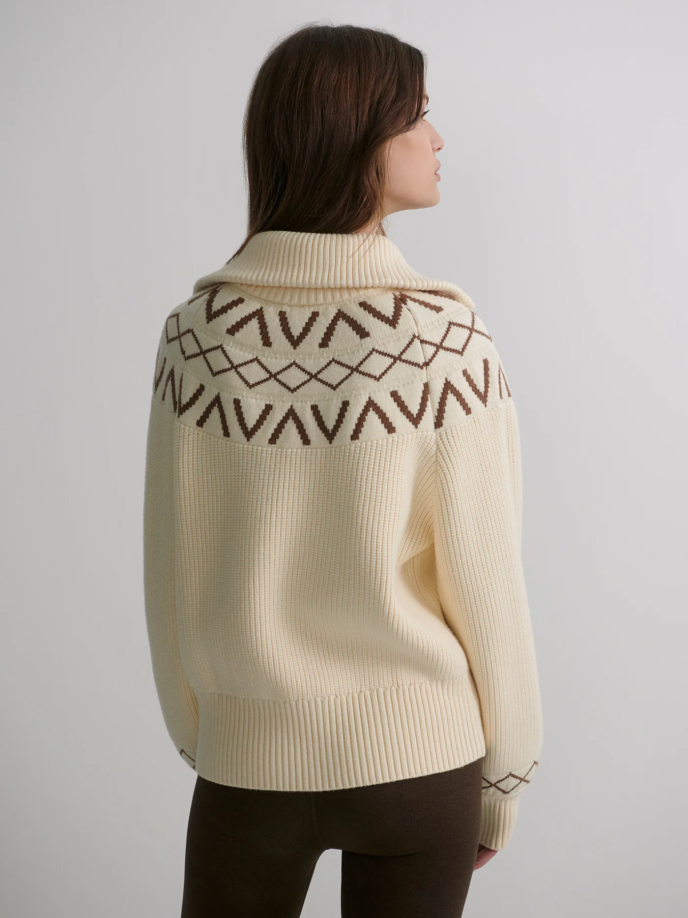 Sigrid Fairisle Half-Zip Knit 11 Sigrid Fairisle Half-Zip Knit