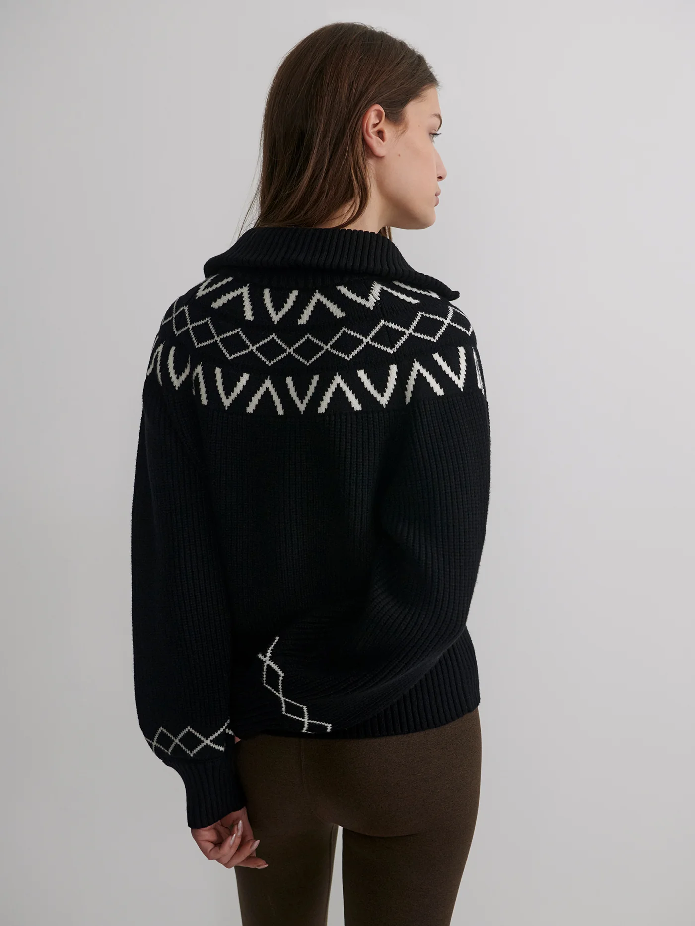 Sigrid Fairisle Half-Zip Knit 17 Sigrid Fairisle Half-Zip Knit