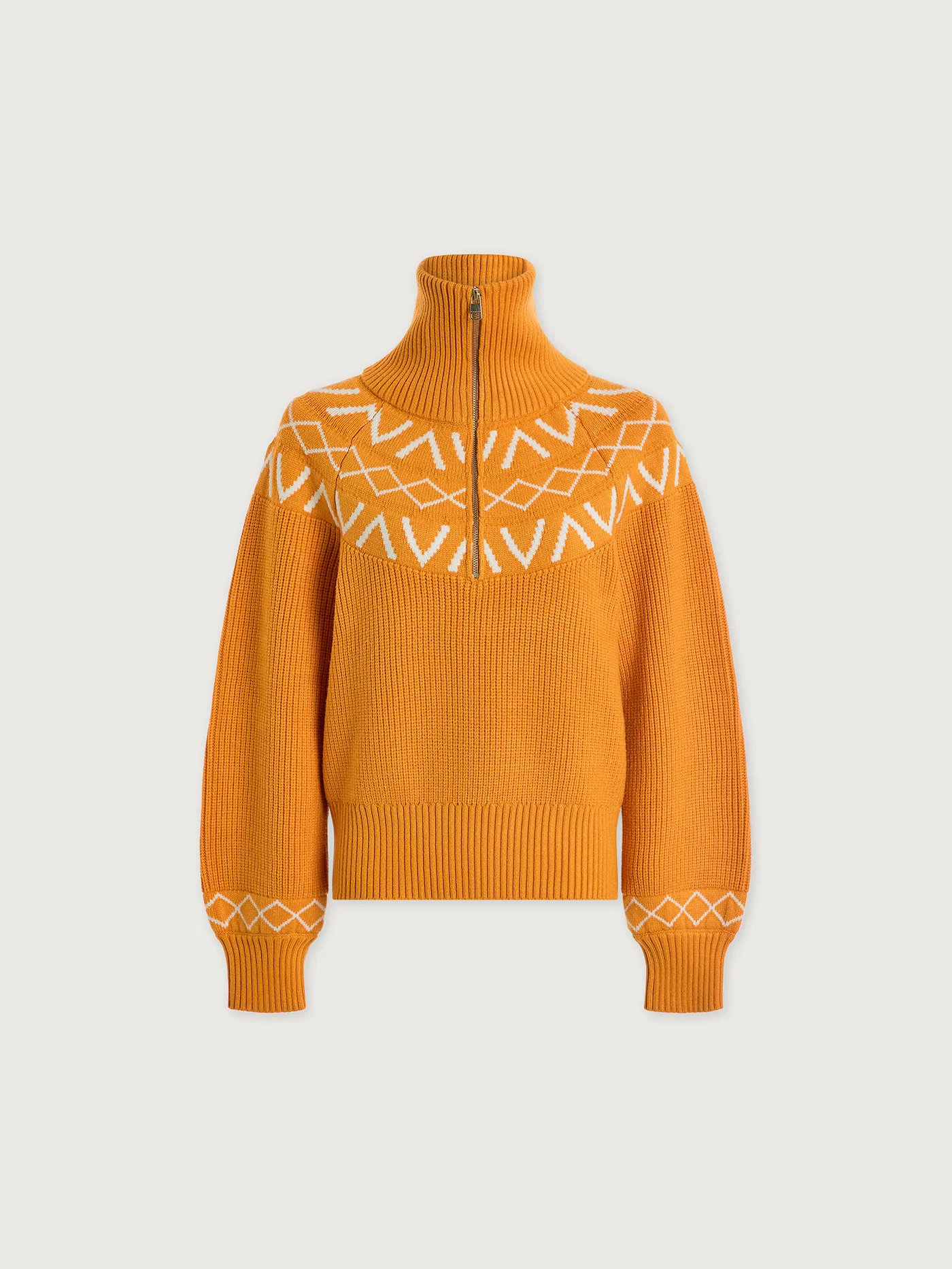 Sigrid Fairisle Half-Zip Knit 6 Sigrid Fairisle Half-Zip Knit