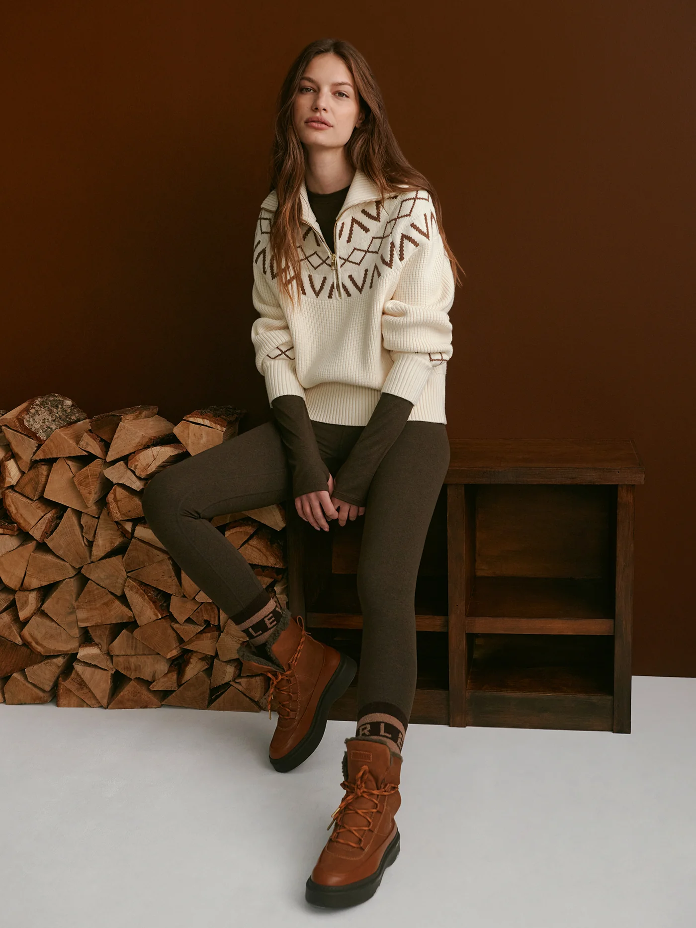 Sigrid Fairisle Half-Zip Knit 9 Sigrid Fairisle Half-Zip Knit