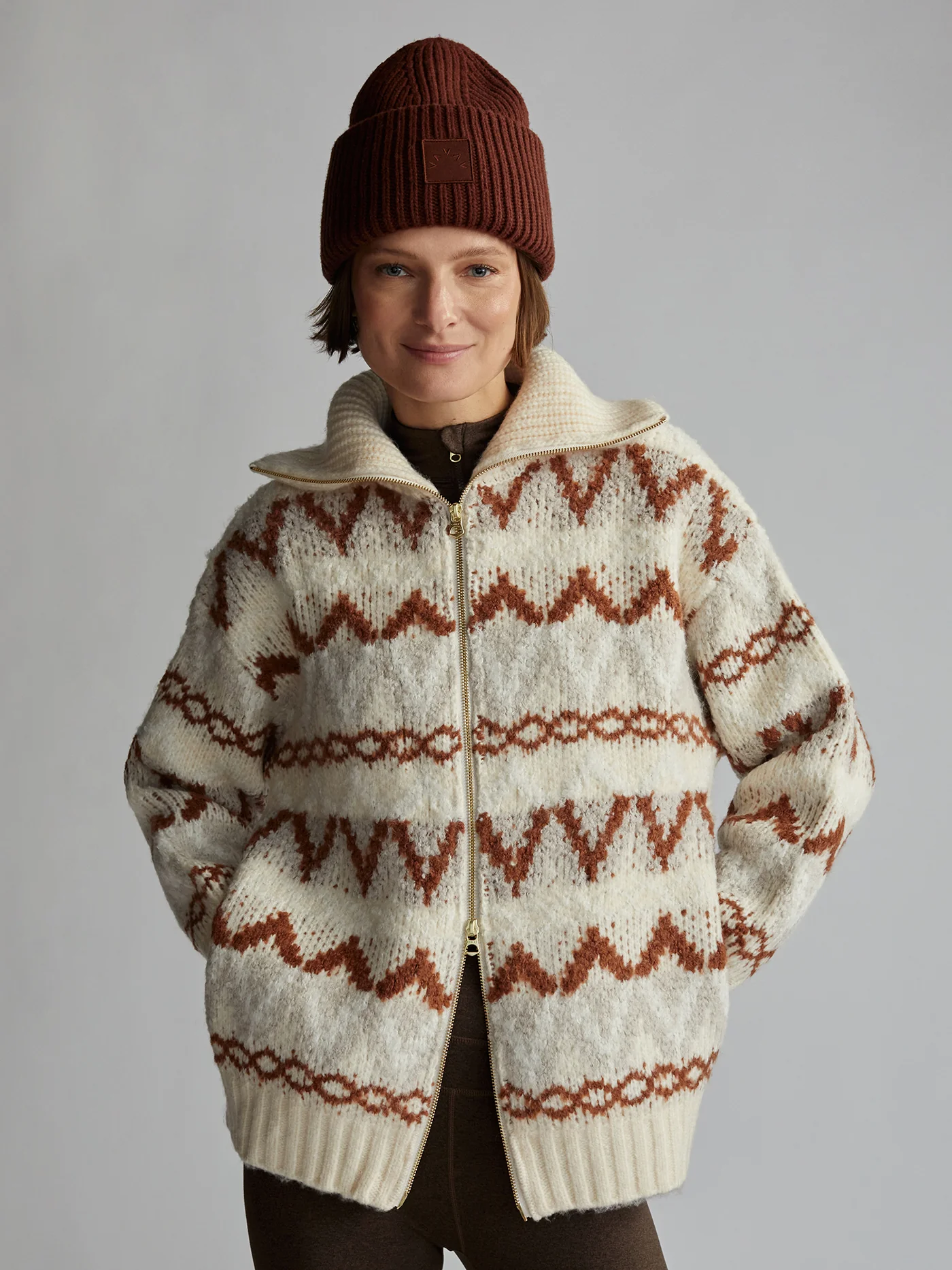 Brooke Fairisle Knit Jacket 2 Brooke Fairisle Knit Jacket