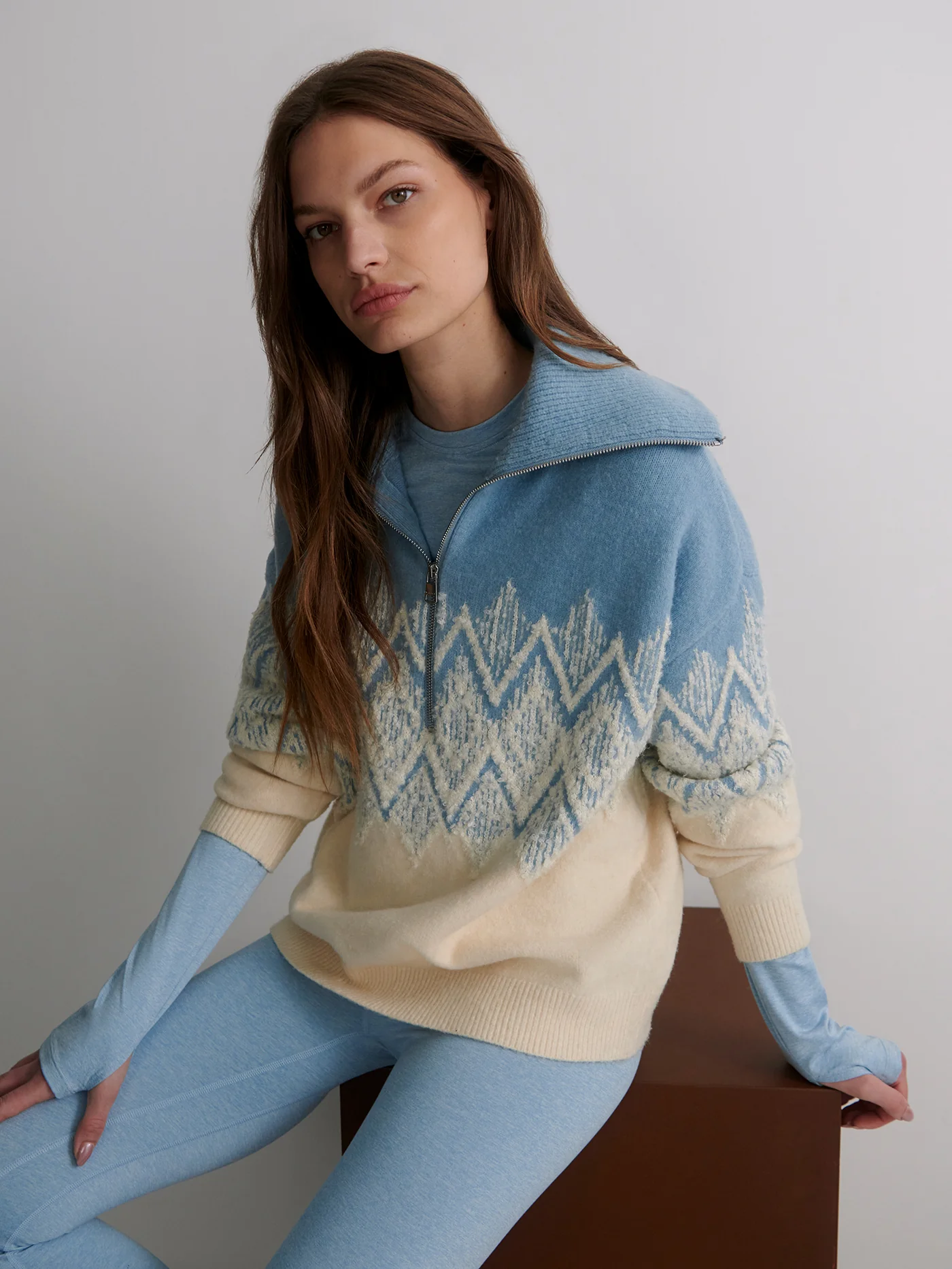 Hedda Fairisle Half-Zip Knit 3 Hedda Fairisle Half-Zip Knit