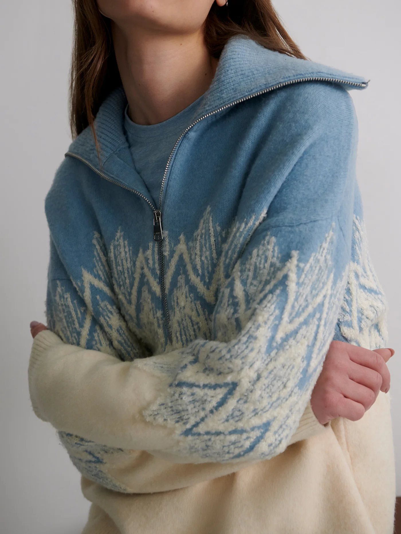 Hedda Fairisle Half-Zip Knit 4 Hedda Fairisle Half-Zip Knit