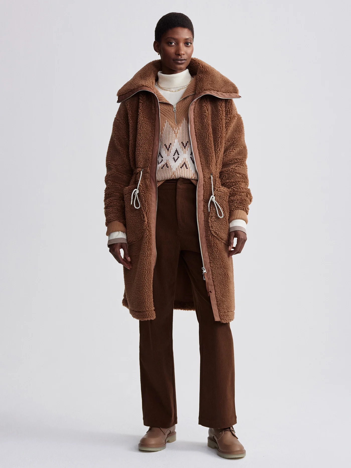 Logan Sherpa Coat