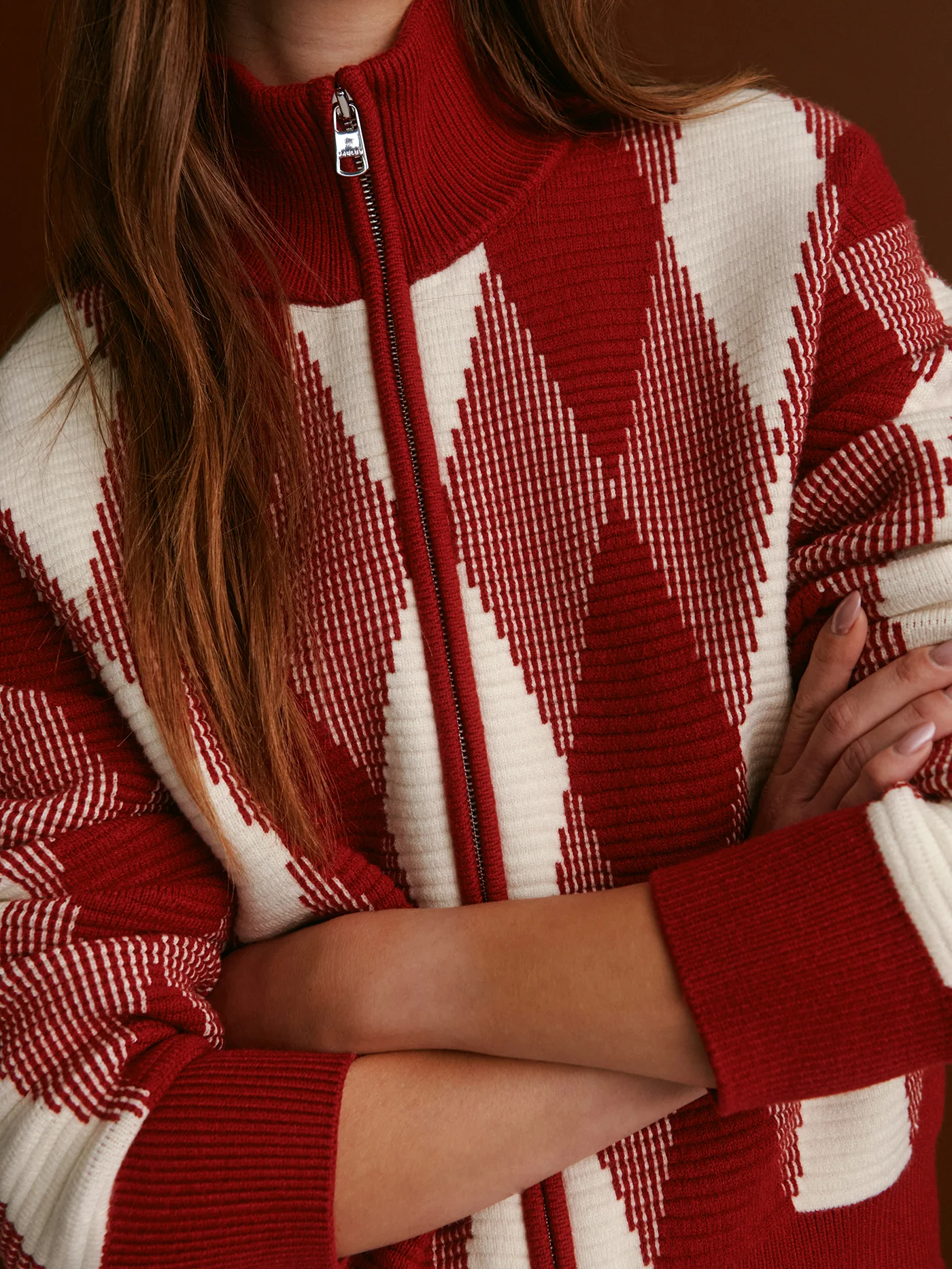 Karina Jacquard Knit Jacket 4 Karina Jacquard Knit Jacket