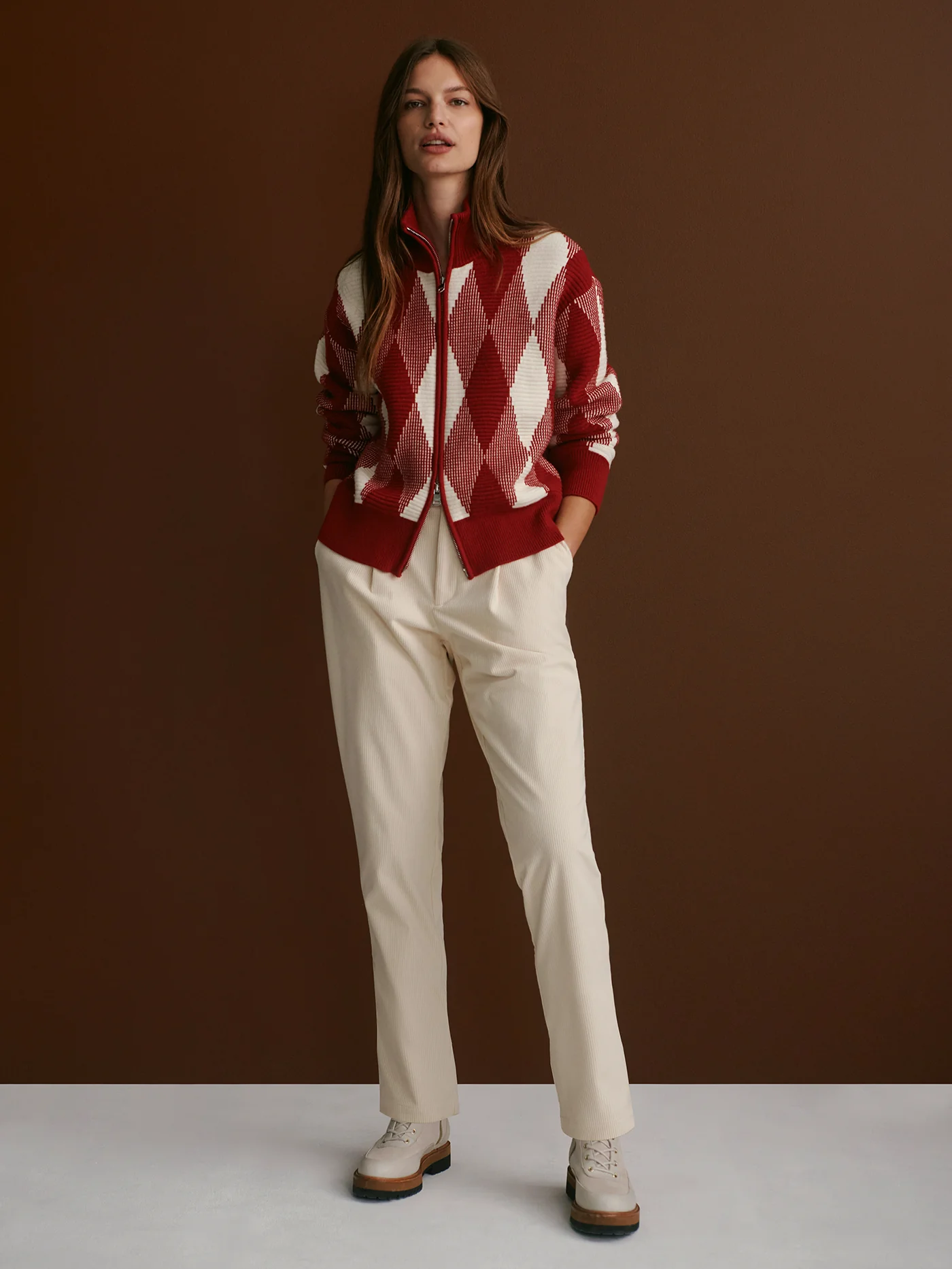 Karina Jacquard Knit Jacket 5 Karina Jacquard Knit Jacket