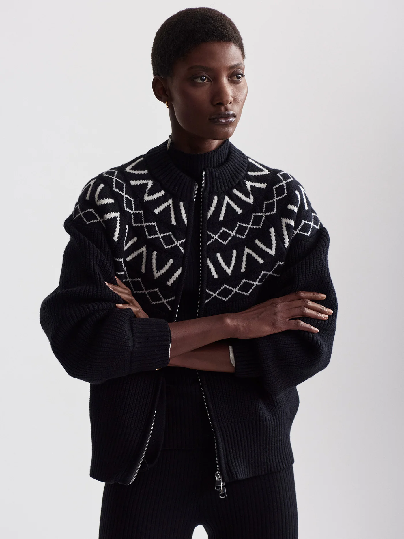 Alys Fairisle Knit Jacket 10 Alys Fairisle Knit Jacket