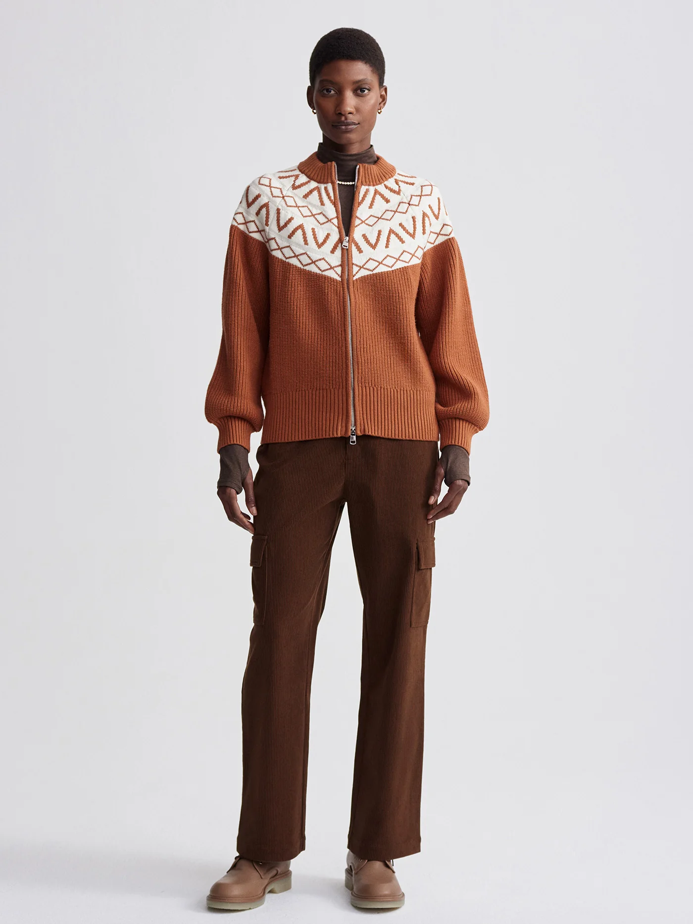 Alys Fairisle Knit Jacket 2 Alys Fairisle Knit Jacket