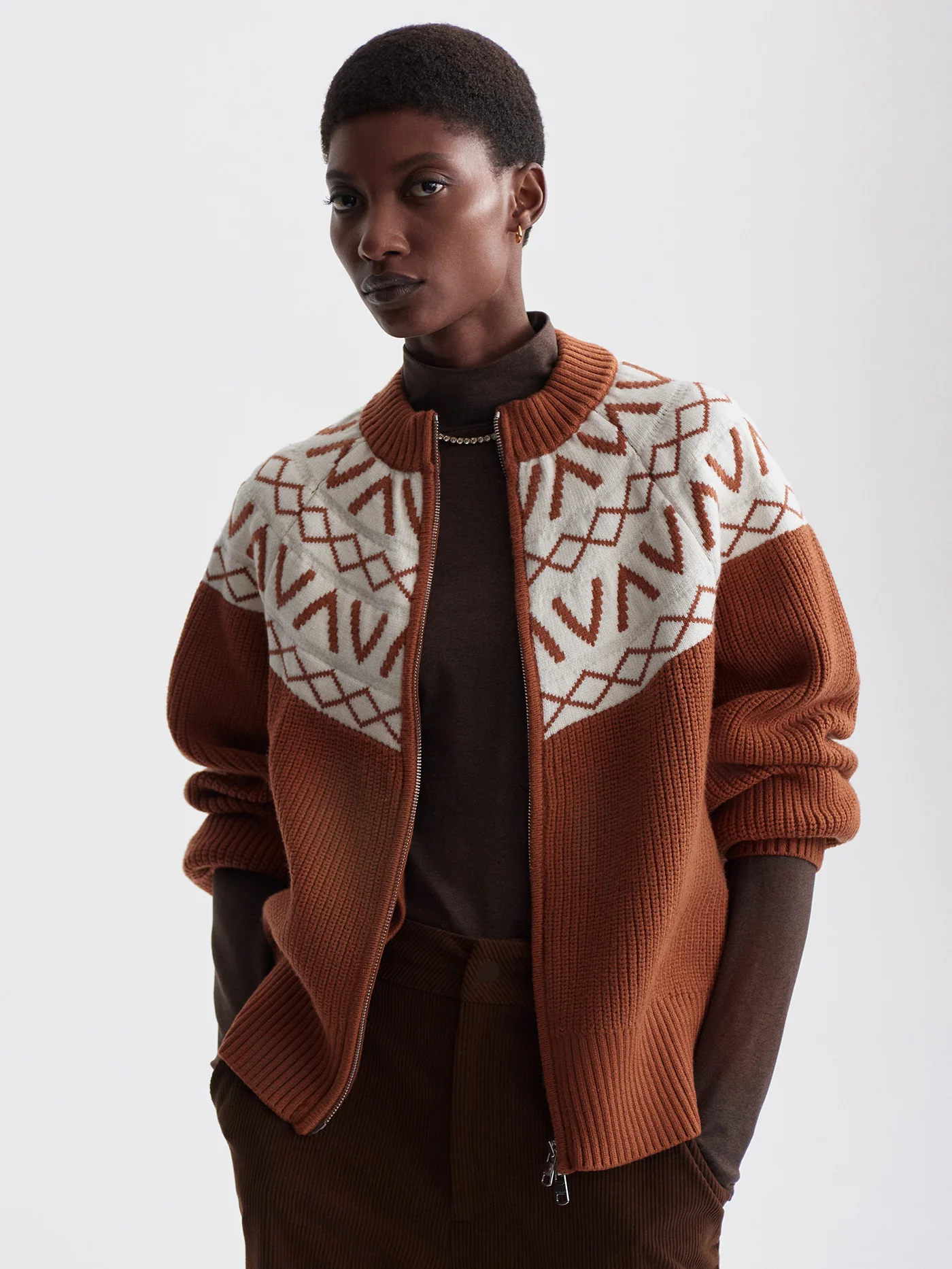 Alys Fairisle Knit Jacket 4 Alys Fairisle Knit Jacket