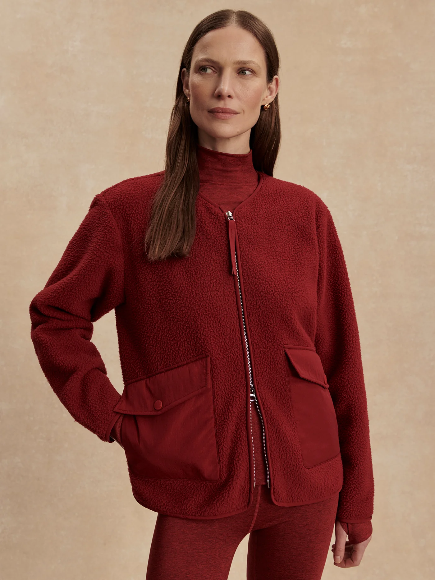 Marina Collarless Fleece