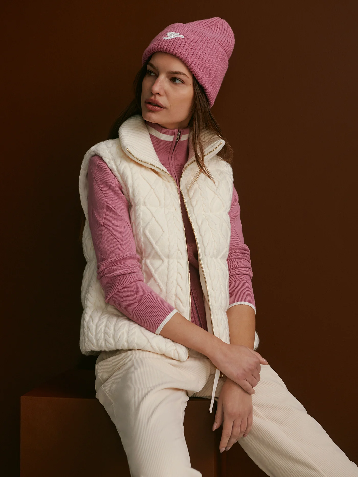 Irina Cable-Knit Gilet 4 Irina Cable-Knit Gilet