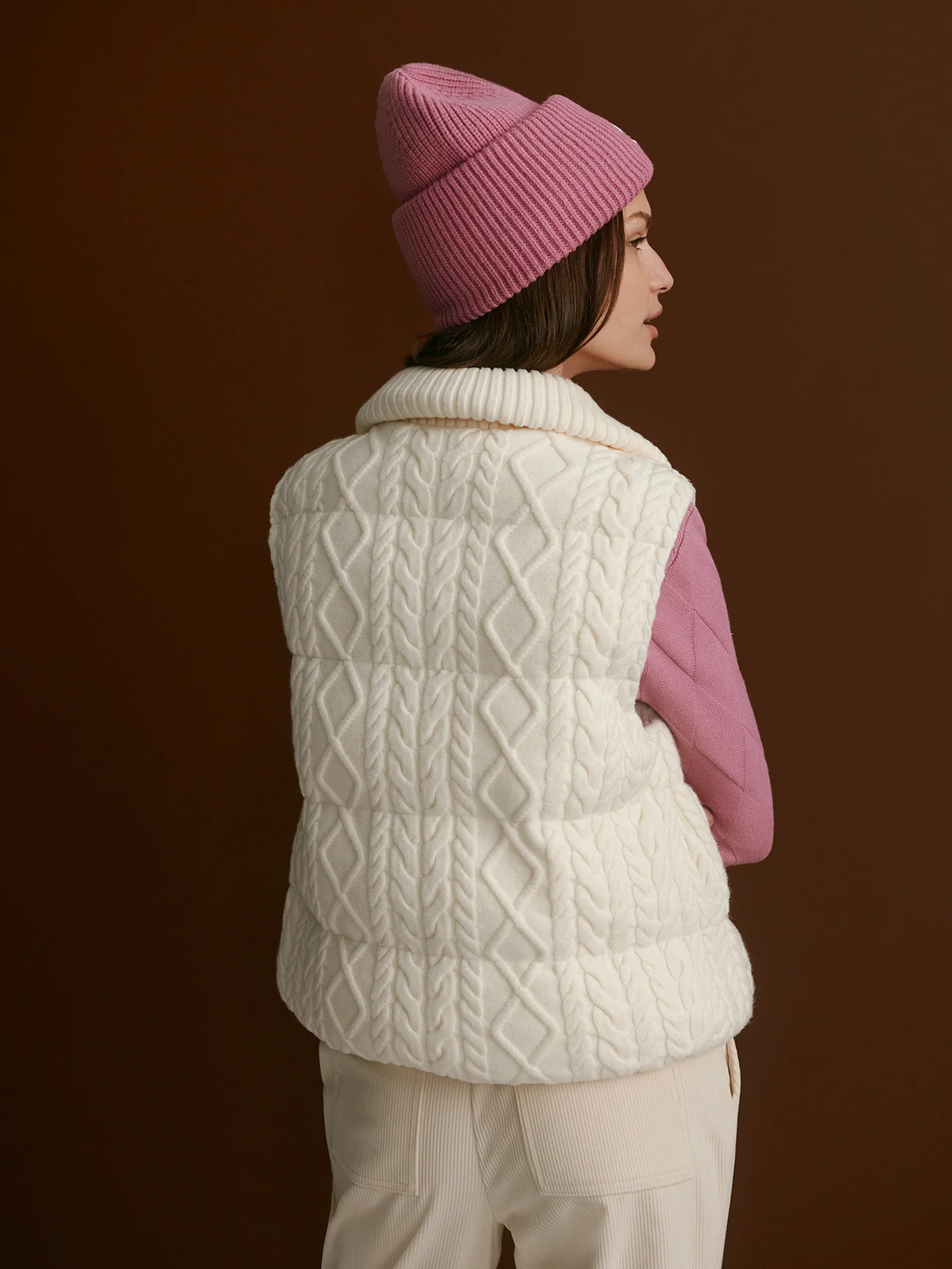 Irina Cable-Knit Gilet 6 Irina Cable-Knit Gilet