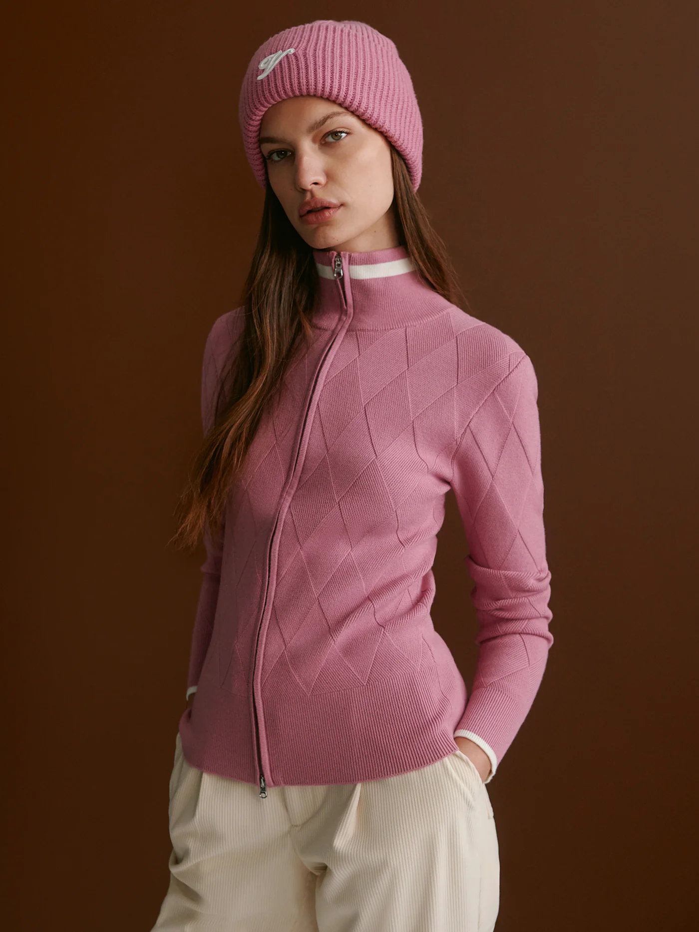 Barthe Zip-Through Knit Jacket 2 Barthe Zip-Through Knit Jacket
