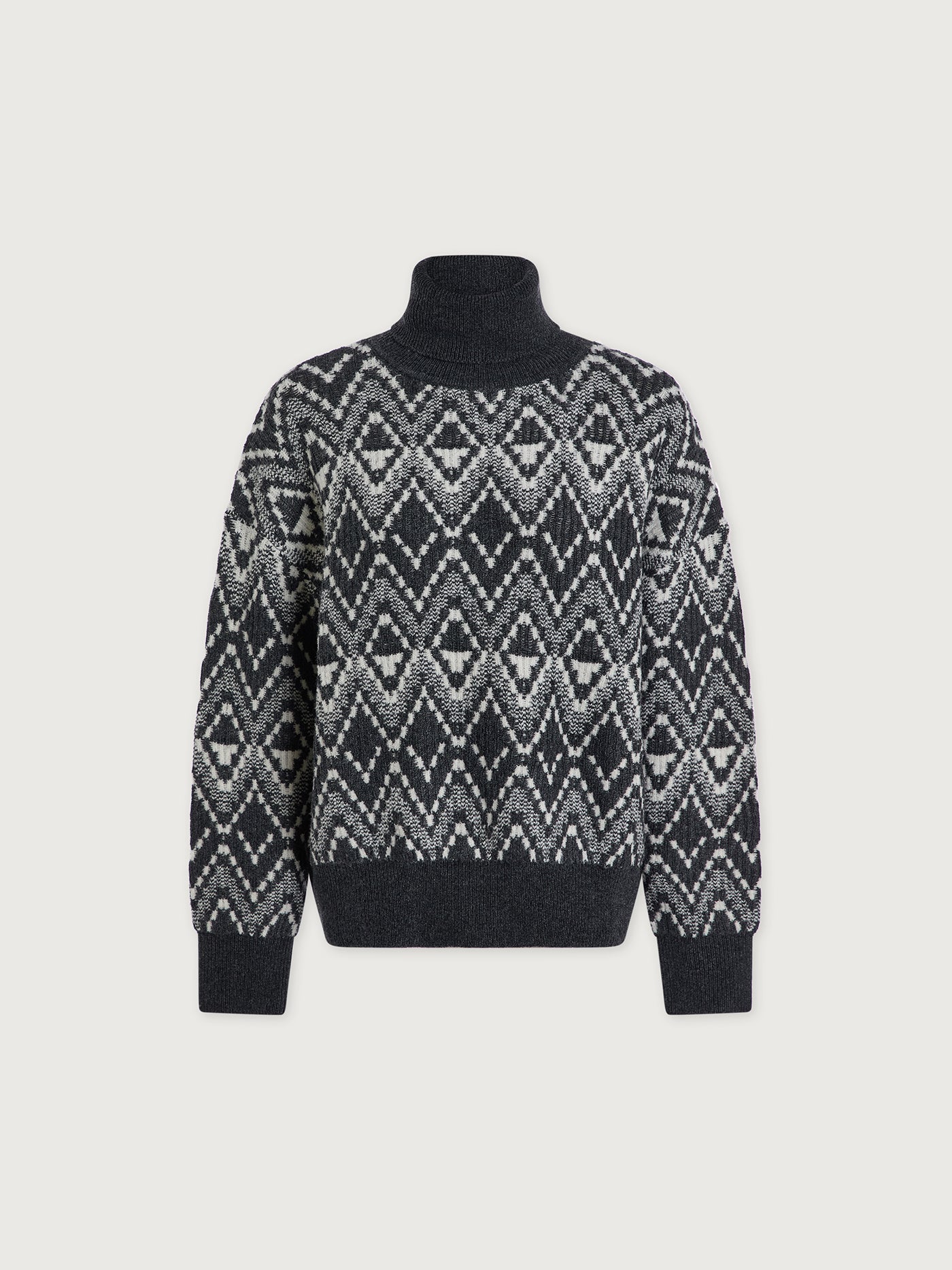 Ida Relaxed Fairisle Roll-Neck Knit 5 Ida Relaxed Fairisle Roll-Neck Knit