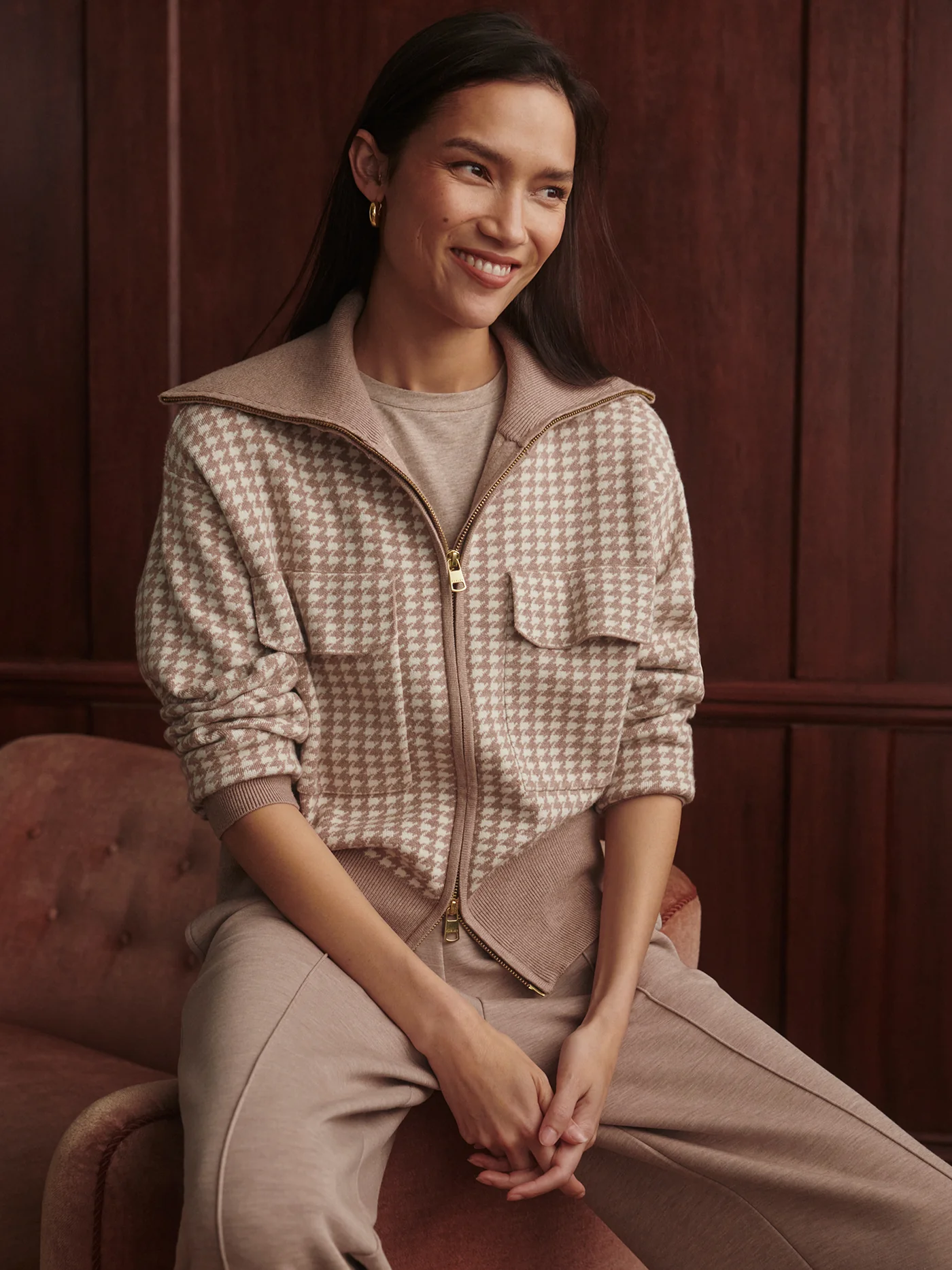 Ablett Jacquard Knit Jacket