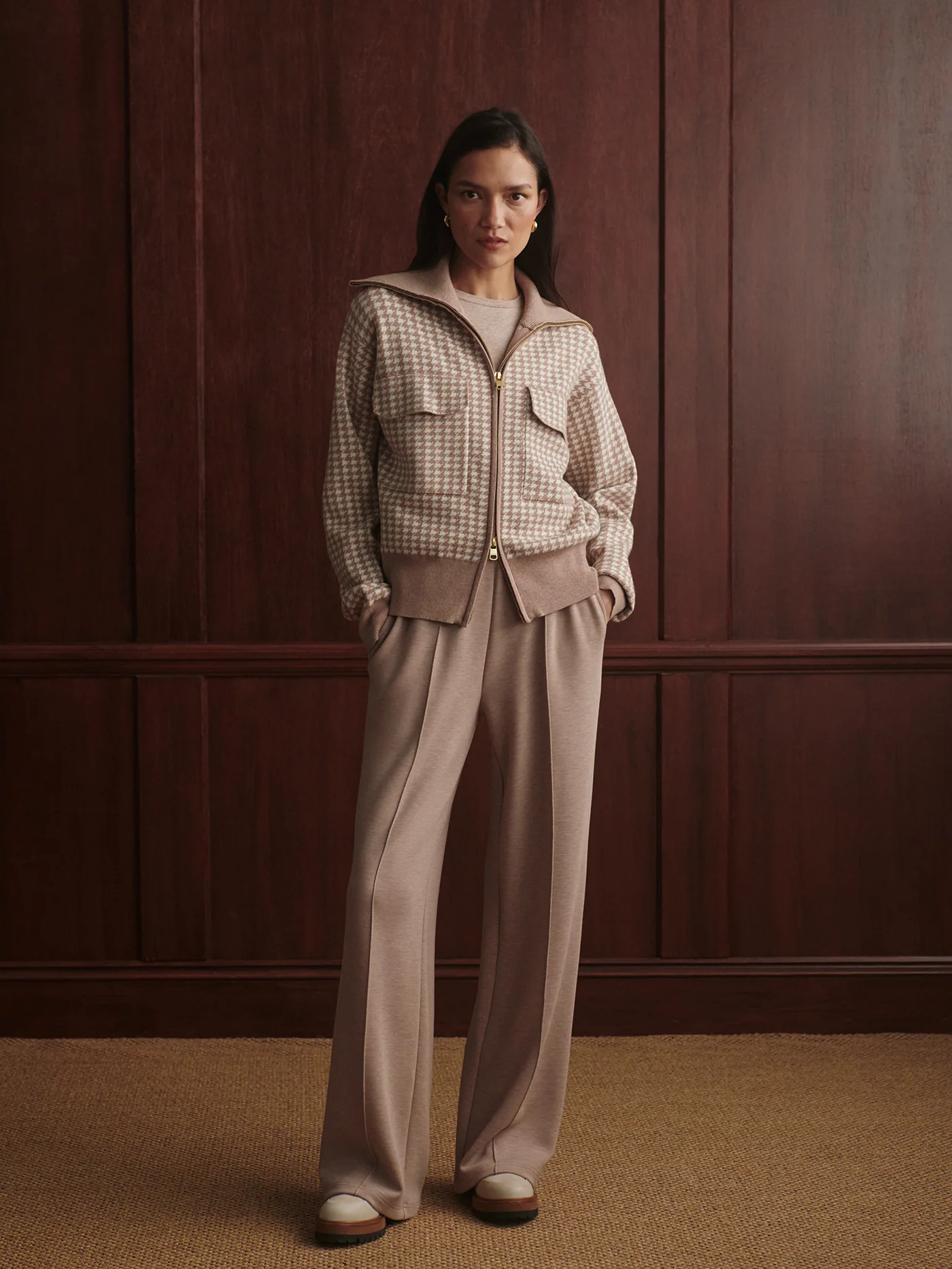 Ablett Jacquard Knit Jacket 2 Ablett Jacquard Knit Jacket
