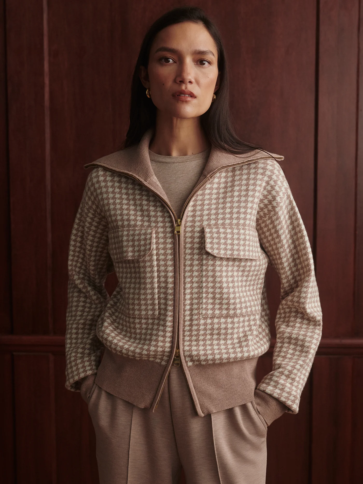 Ablett Jacquard Knit Jacket 3 Ablett Jacquard Knit Jacket