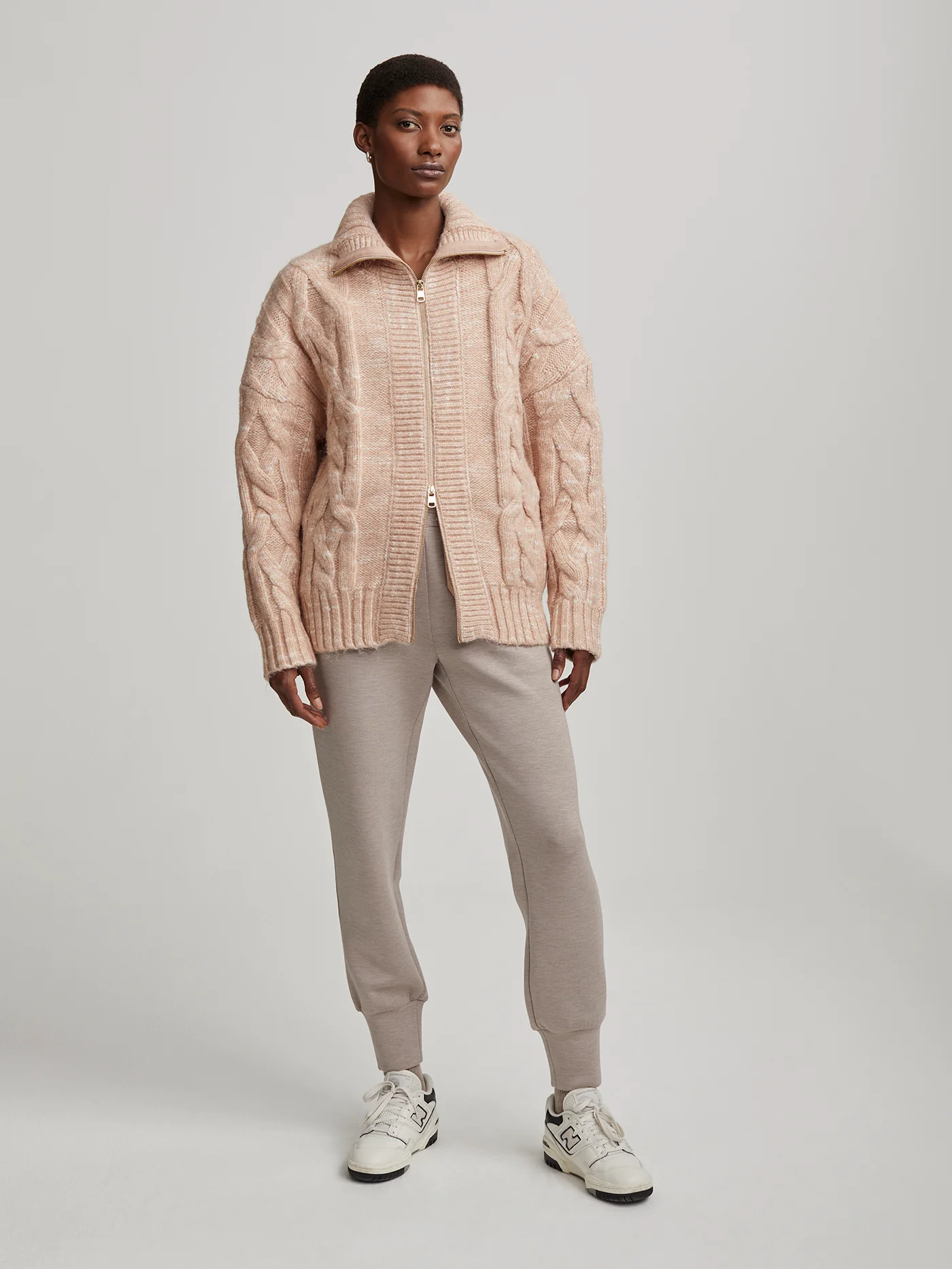 Aida Cable Knit Zip-Through Jacket 4 Aida Cable Knit Zip-Through Jacket