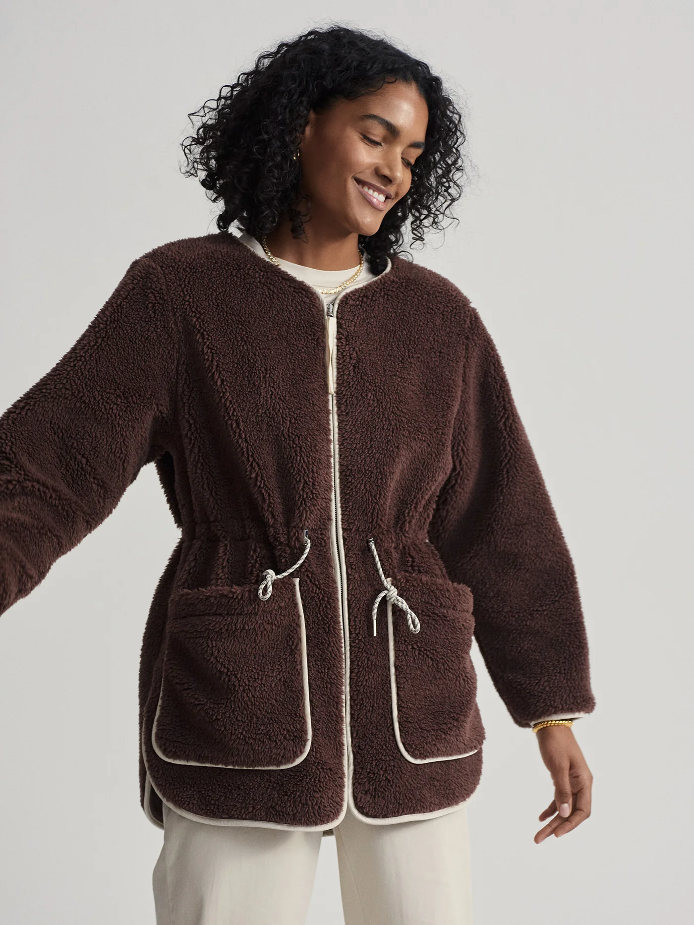 Angelina Sherpa Coat 2 Angelina Sherpa Coat