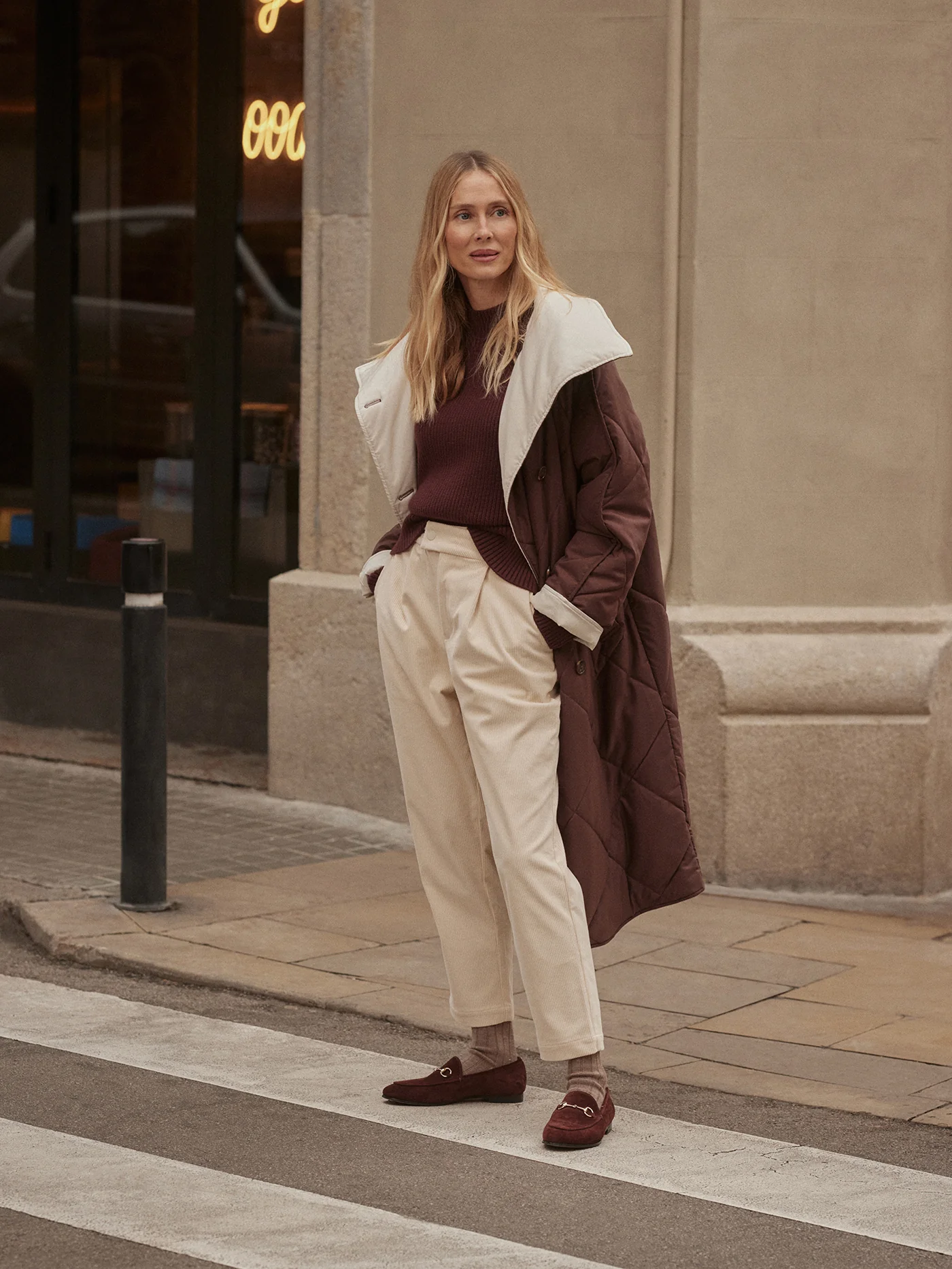 Annalise Reversible Wrap Coat
