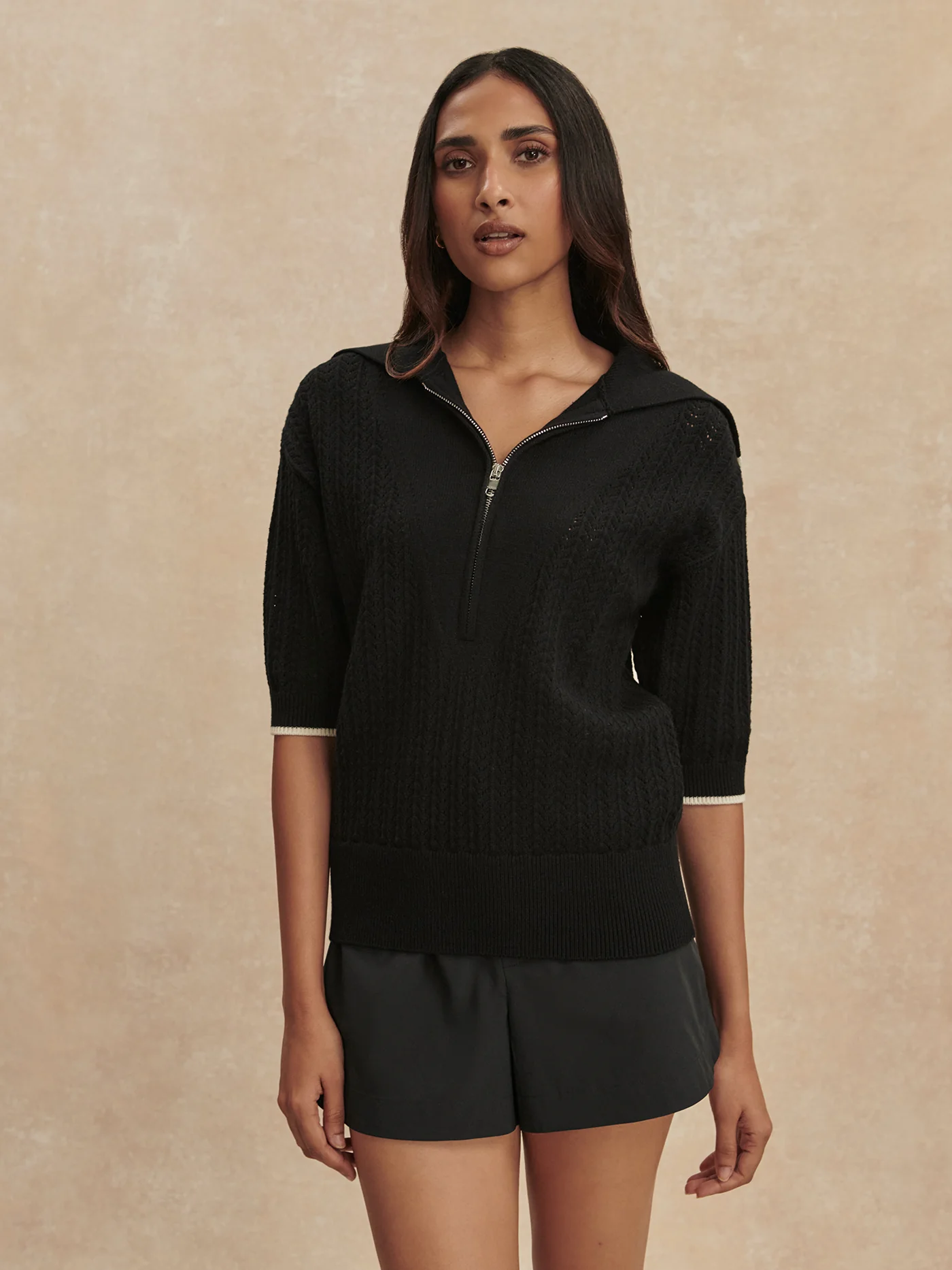 Arney Half Zip Knit Polo 9 Arney Half Zip Knit Polo